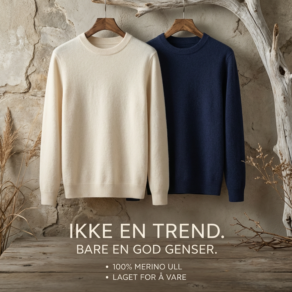 S.magnussen As Facebook ad: Merino crewneck | 1099,-