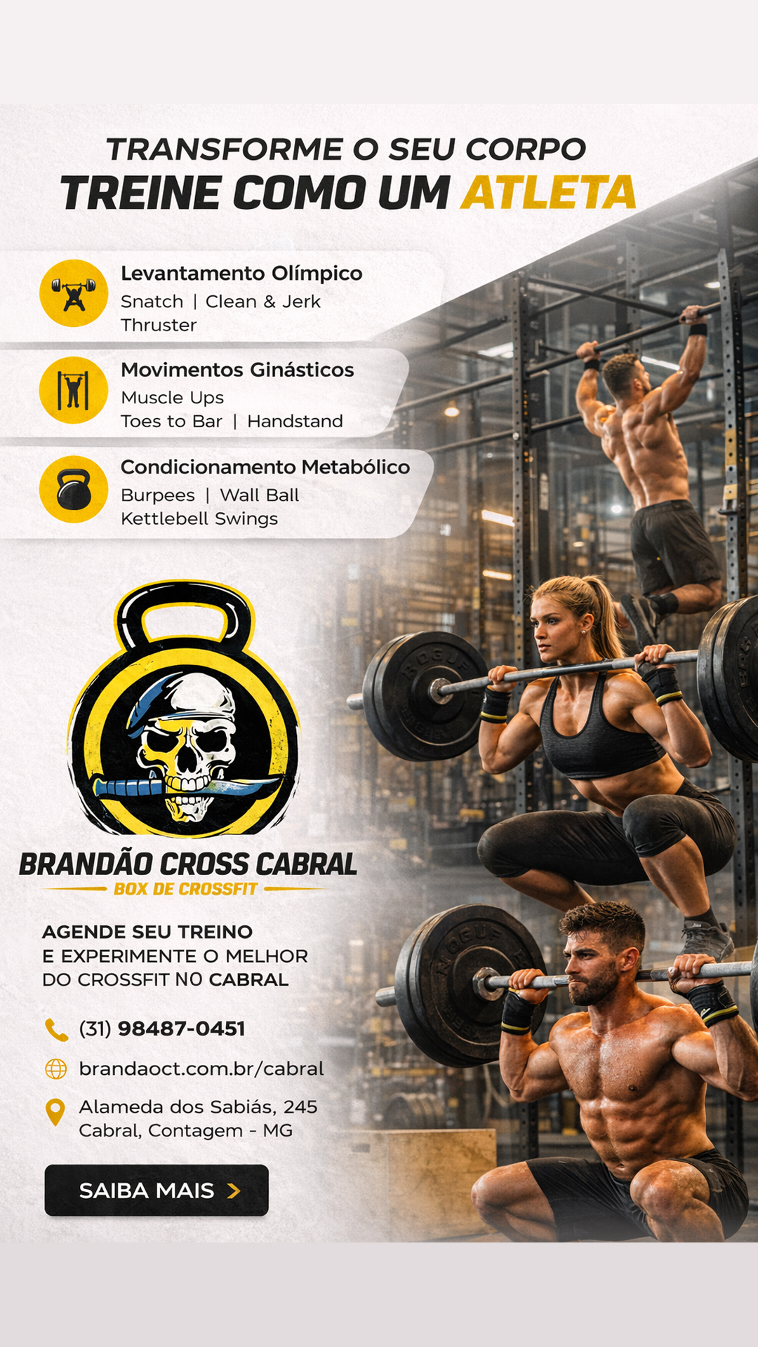 Brandão Cross - Cabral Facebook ad: O seu treino atual te desafia ou só te faz suar?