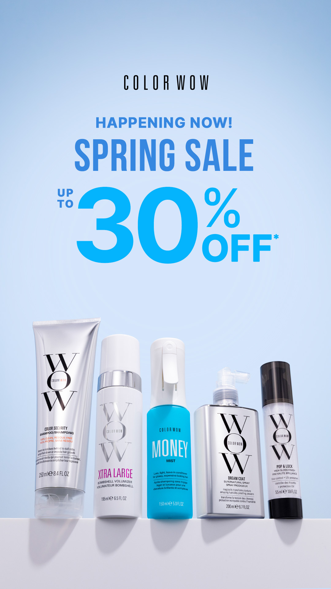 Color Wow Facebook ad