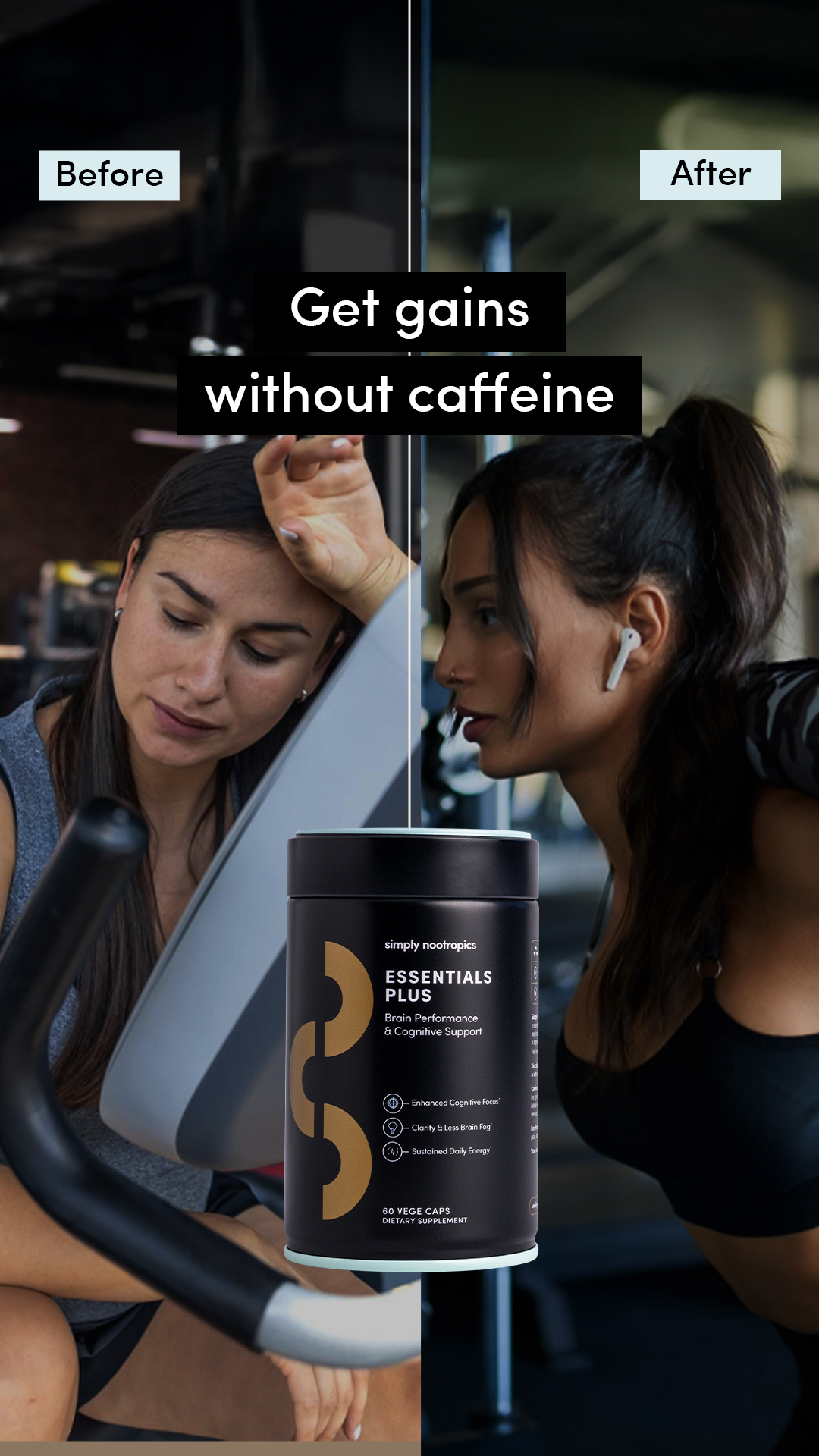 Simply Nootropics Facebook ad
