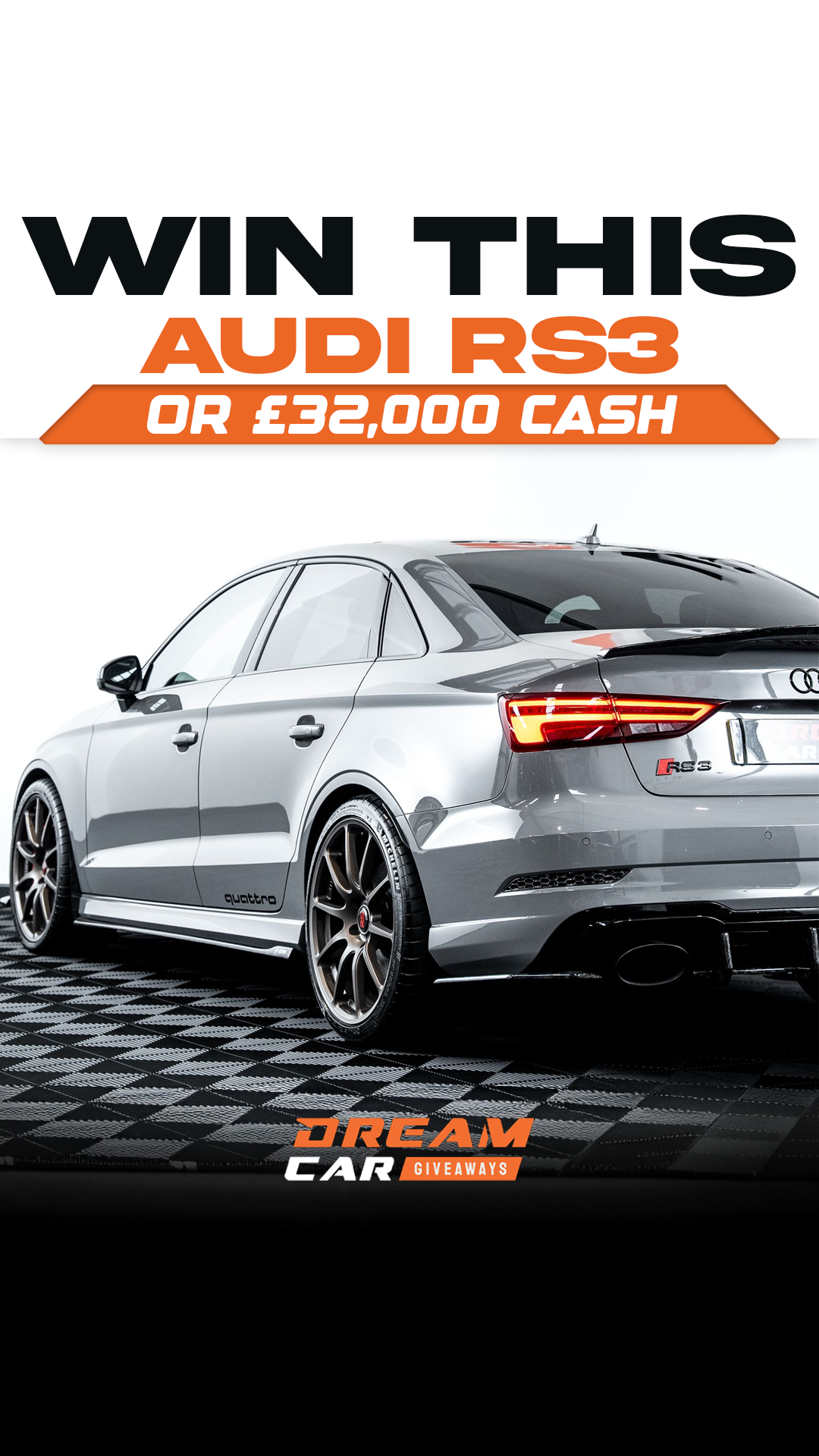 Dream Car Giveaways Facebook ad