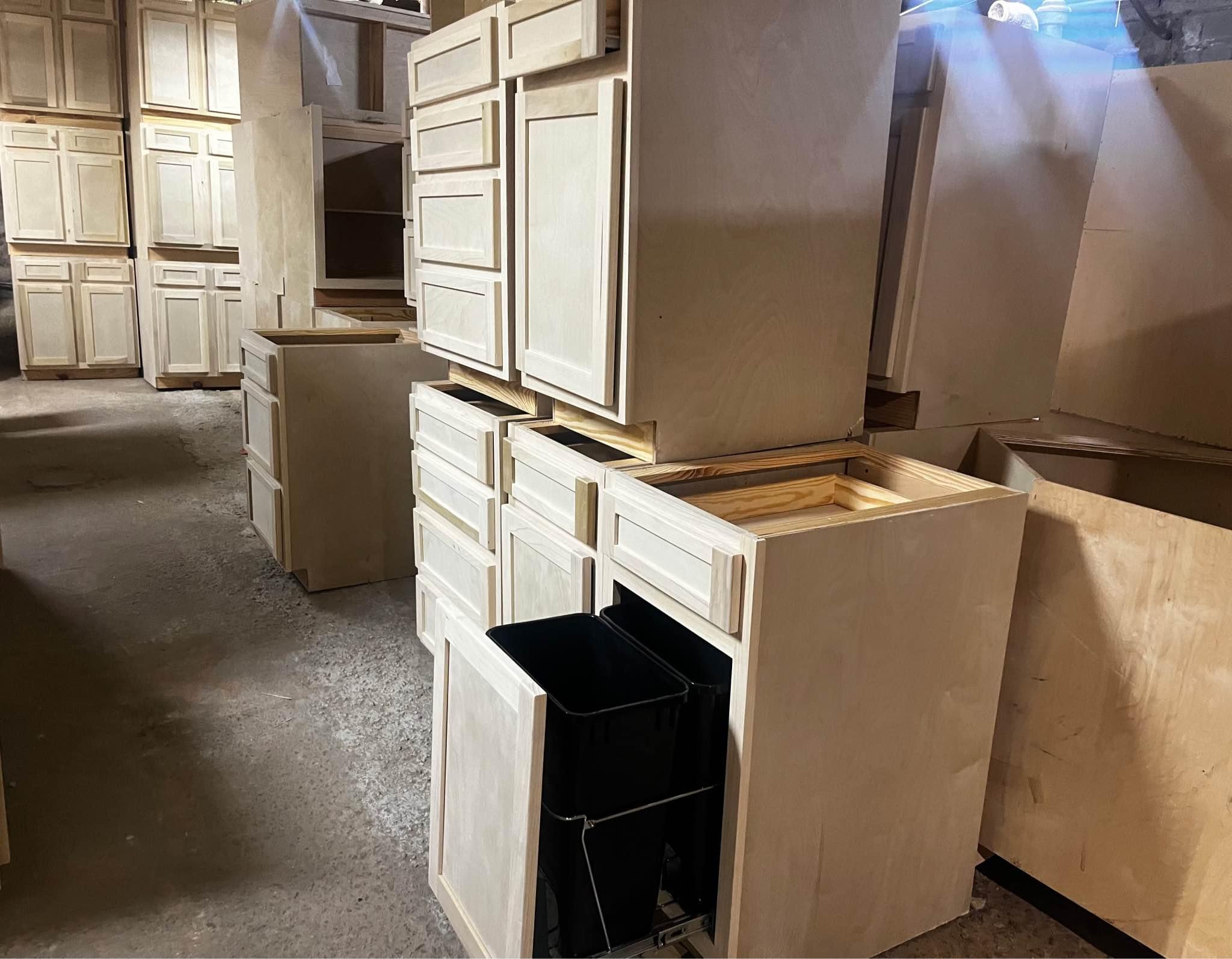 Ron Jacobs Facebook ad: SLEW OF NEW KITCHEN CABINETS