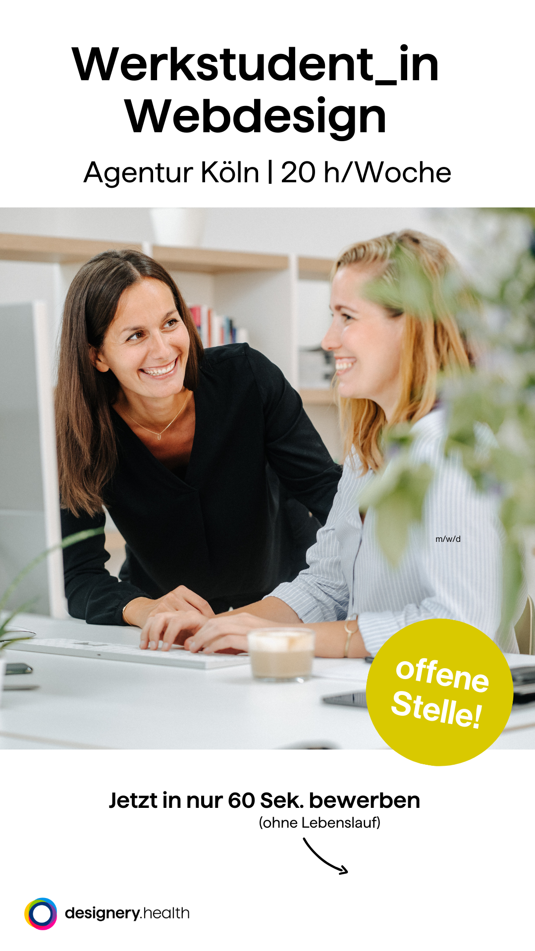 Designery Health - Agentur für Praxismarketing Facebook ad from Feb 19, 2026