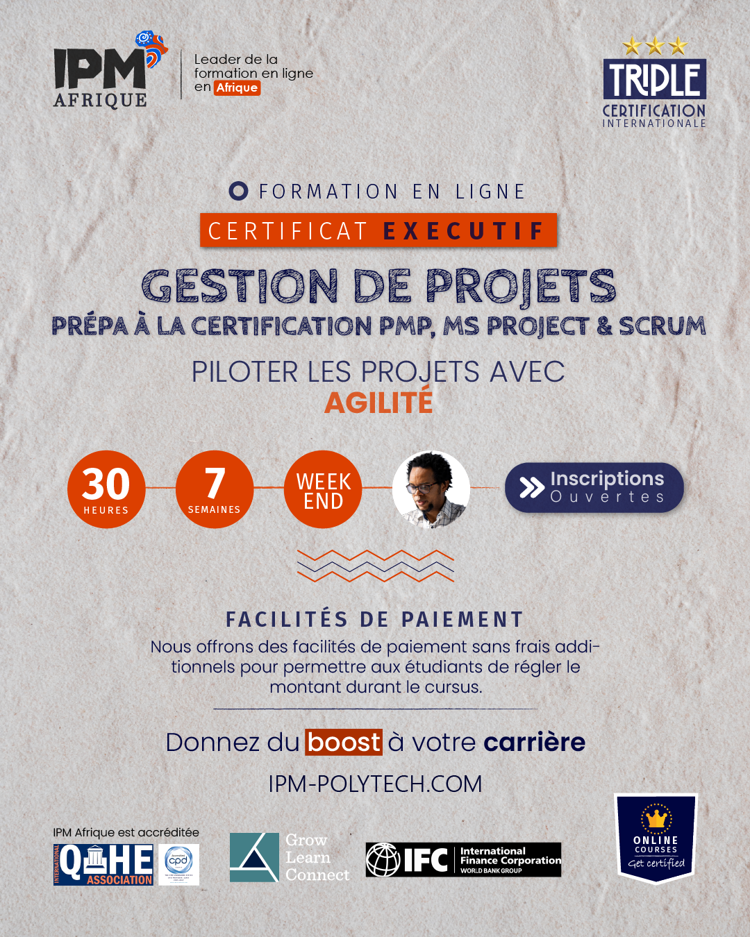 IPM- Institut polytechnique de Marrakech Facebook ad