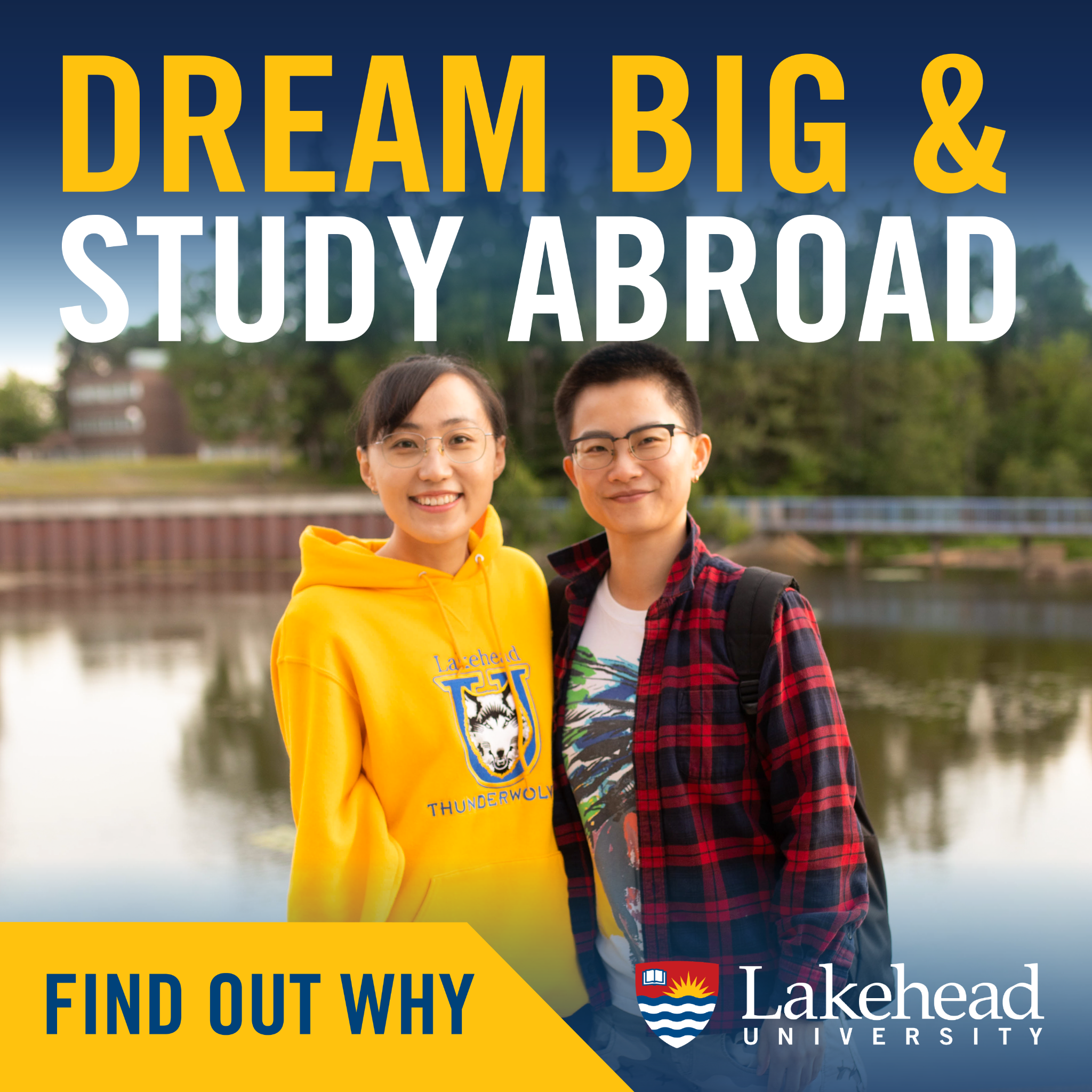 Lakehead University International Facebook ad: Your future deserves more than guesswork.