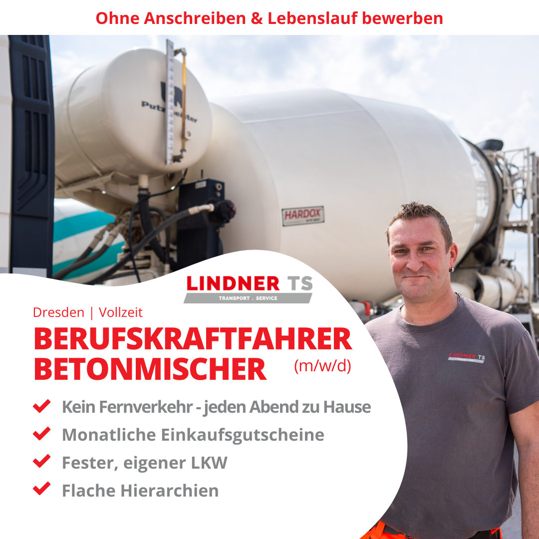 Lindner Transport Service OHG Facebook ad: Berufskraftfahrer (m/w/d) gesucht!