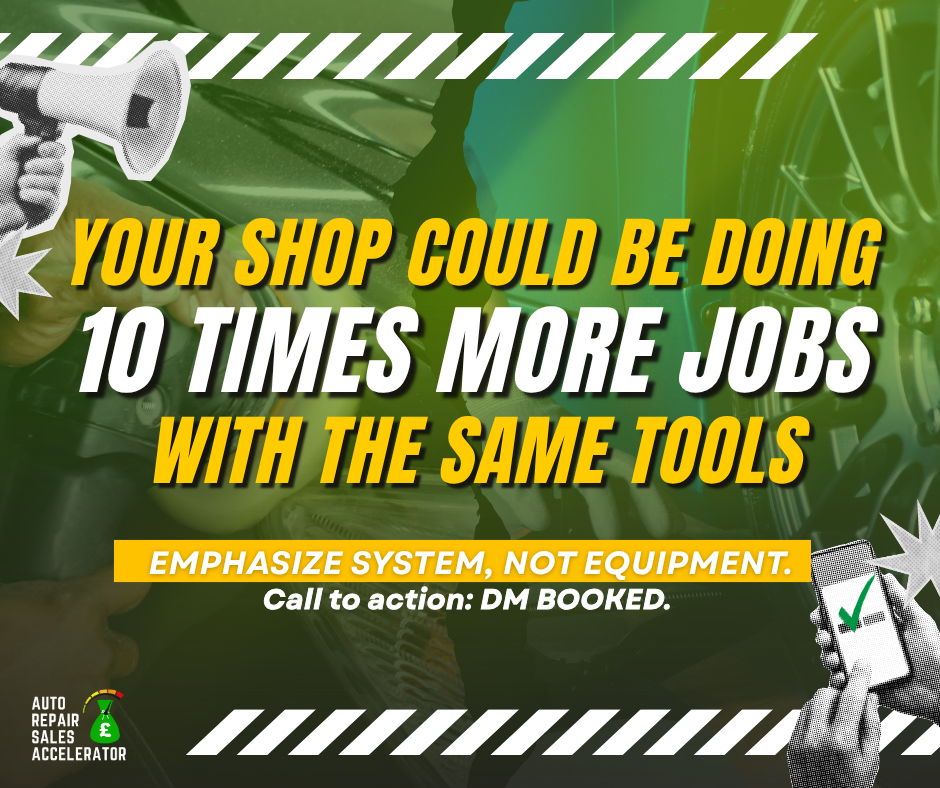 Auto Repair Sales Accelerator Facebook ad: Own a Bodywork Repair Business?