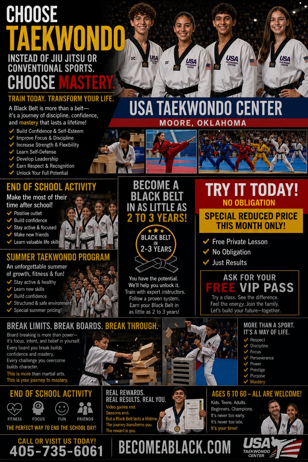 USA Taekwondo Facebook ad