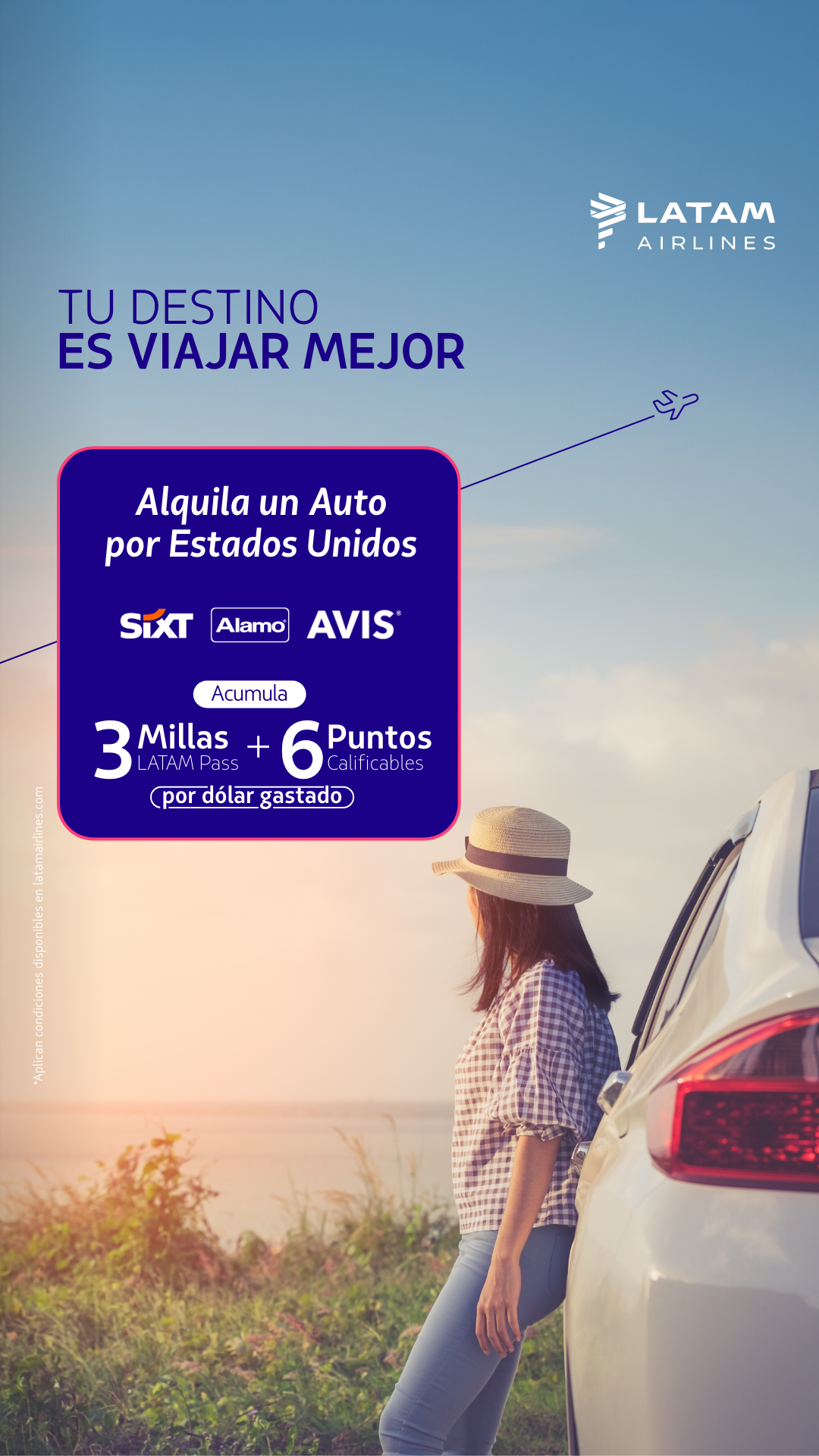 LATAM Airlines Facebook ad