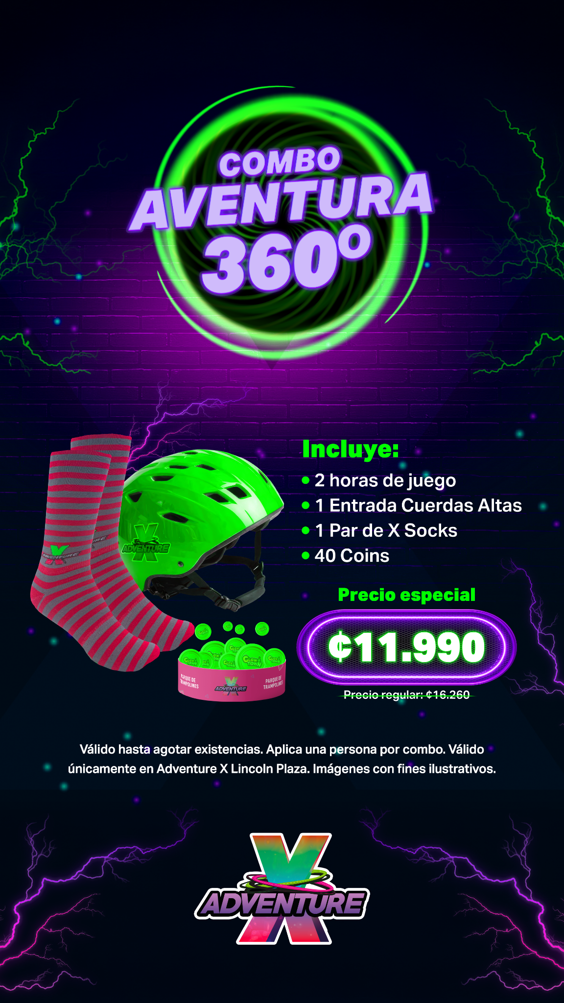 Adventure X Costa Rica Facebook ad