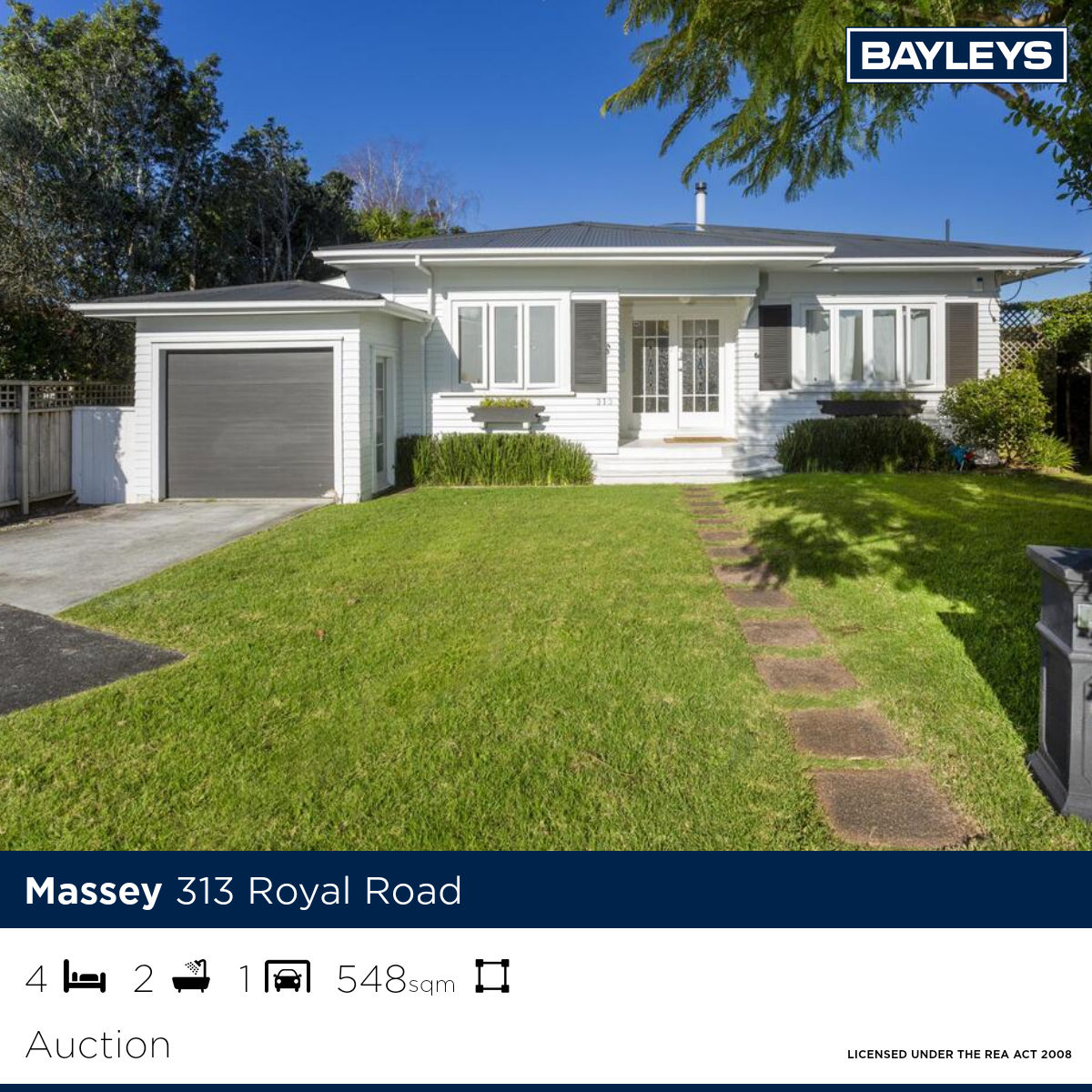 Bayleys East Coast Bays Facebook ad from Jul 12, 2026