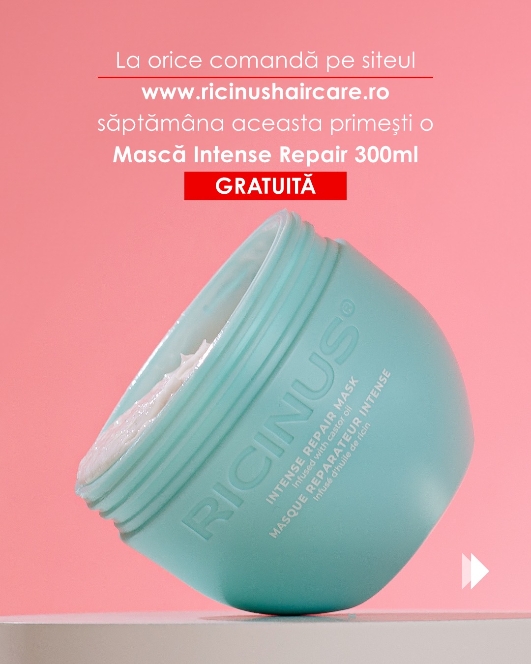 Ricinus Hair Care Facebook ad