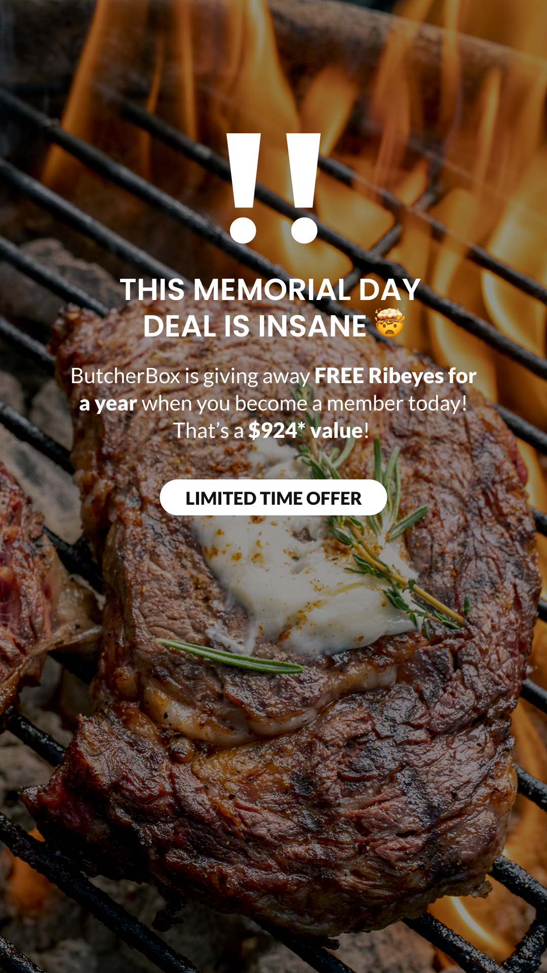 ButcherBox Facebook ad