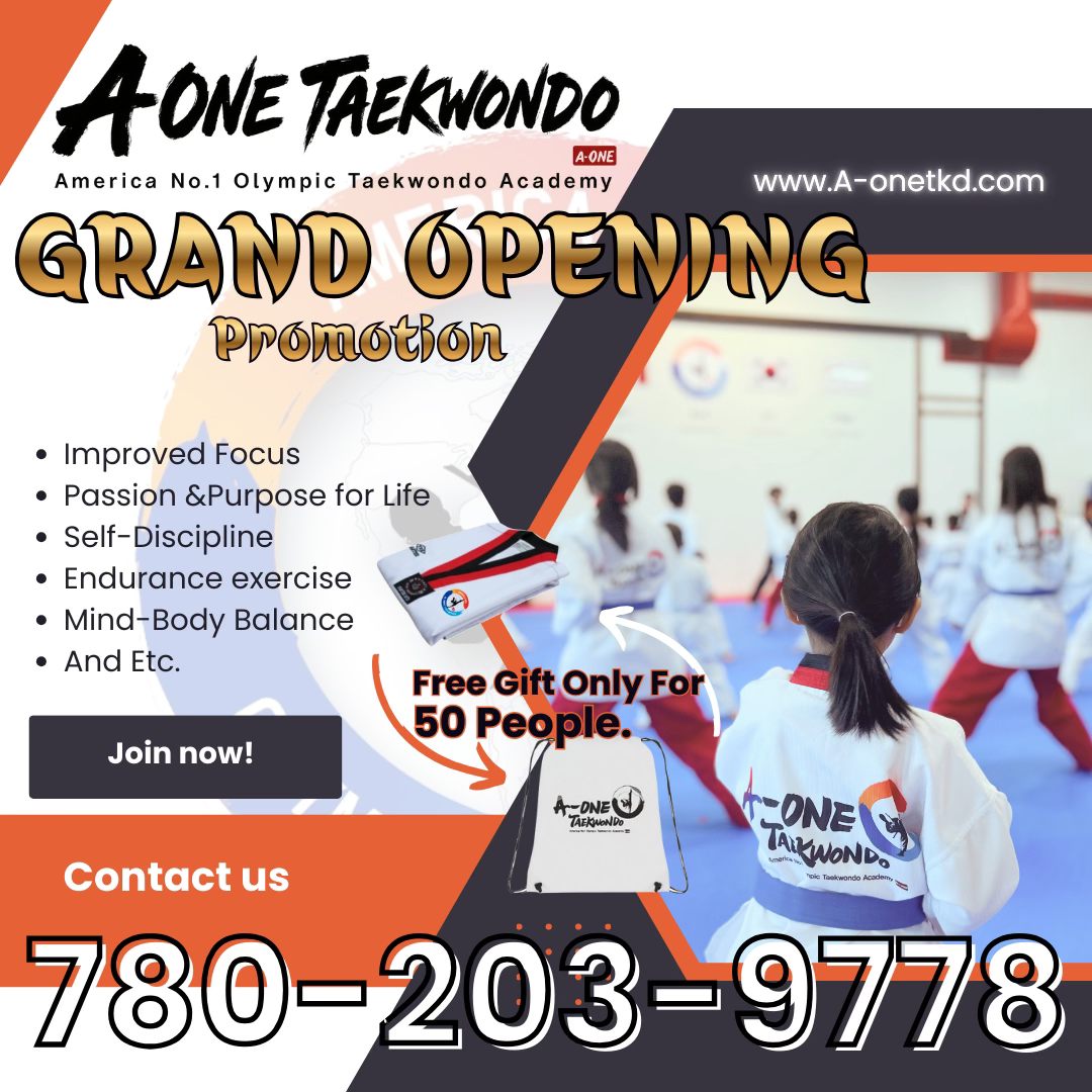 A-one Taekwondo Academy In Edmonton Facebook ad: A-ONE TAEKWONDO - Edmonton's Expert Martial Arts School…