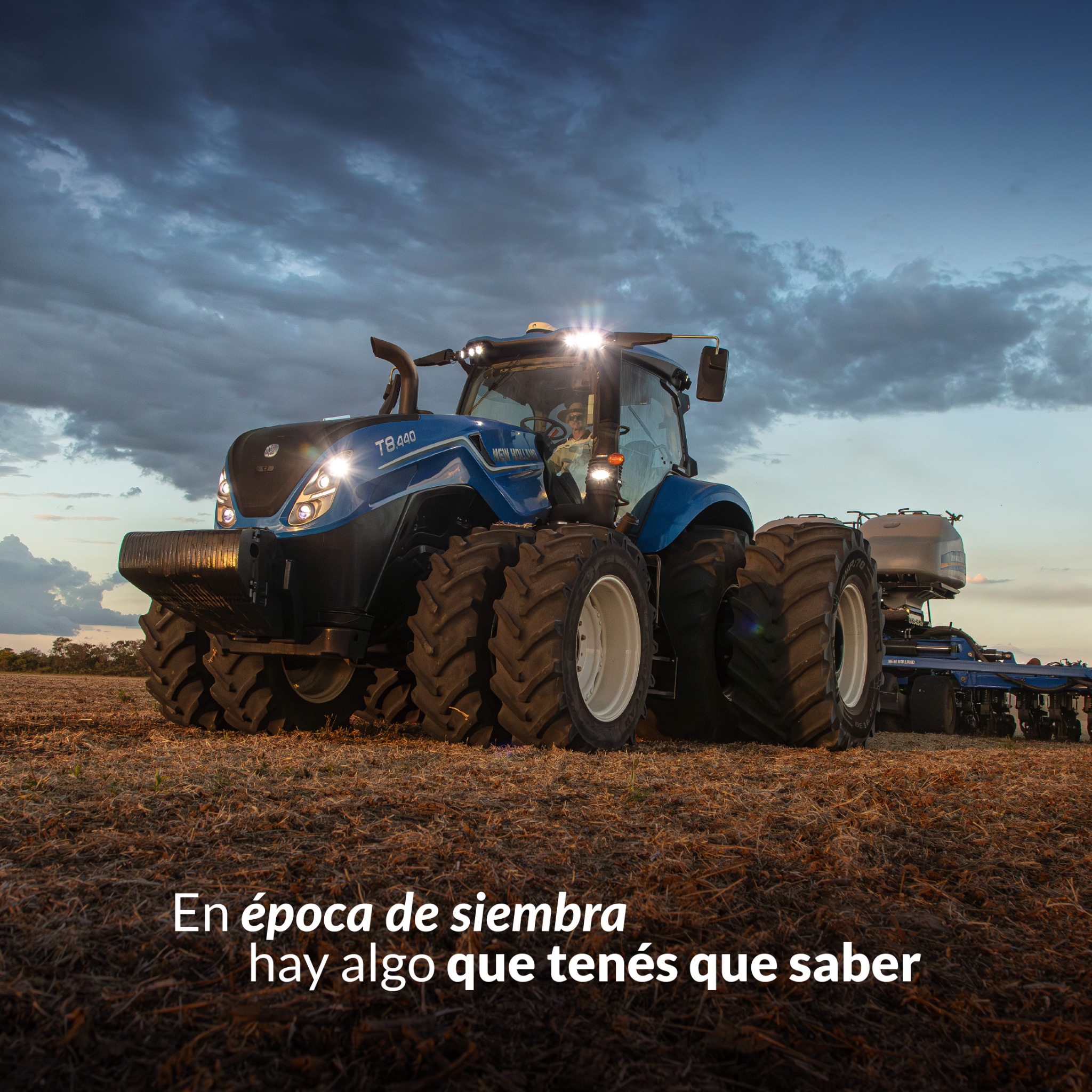 New Holland Agriculture Facebook ad: Su Motor Cursor 9 es la novedad por…
