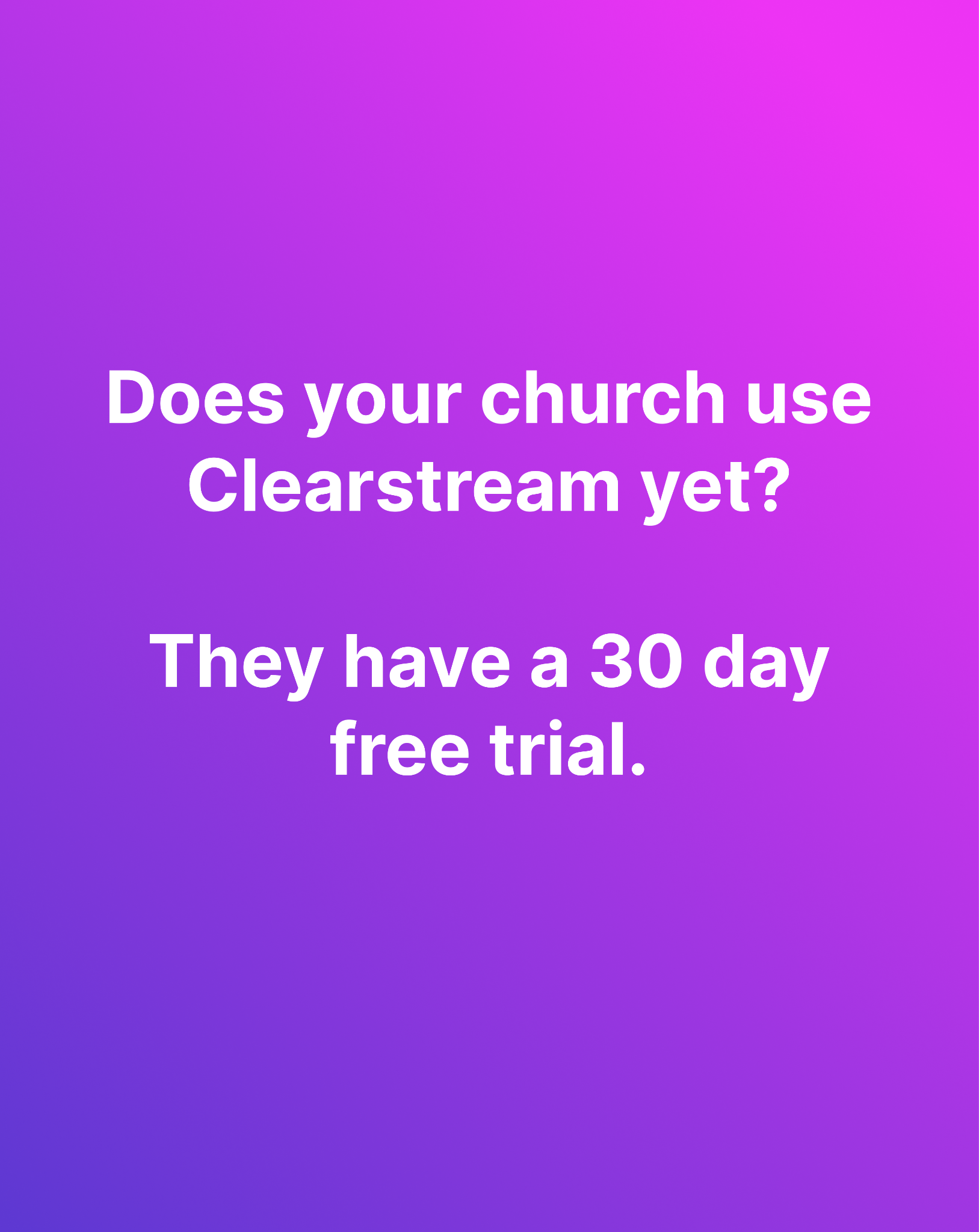 Clearstream Facebook ad