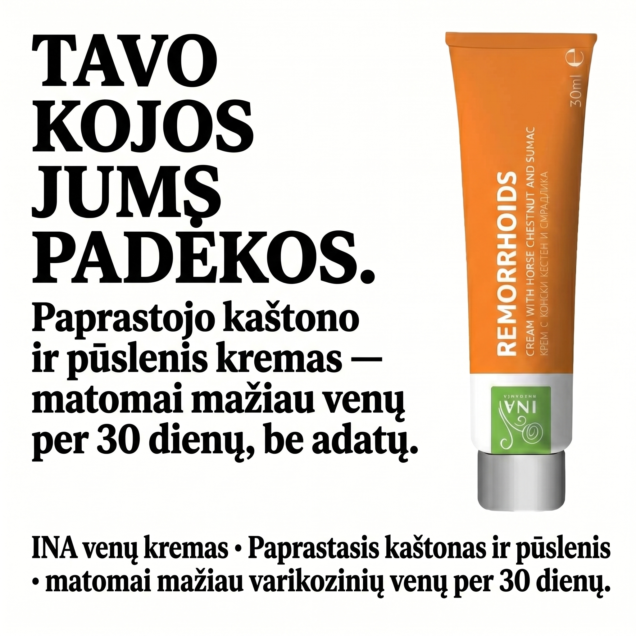 InaEssentials.LT - Ekologiškos kosmetikos šeimos prekės ženklas Facebook ad