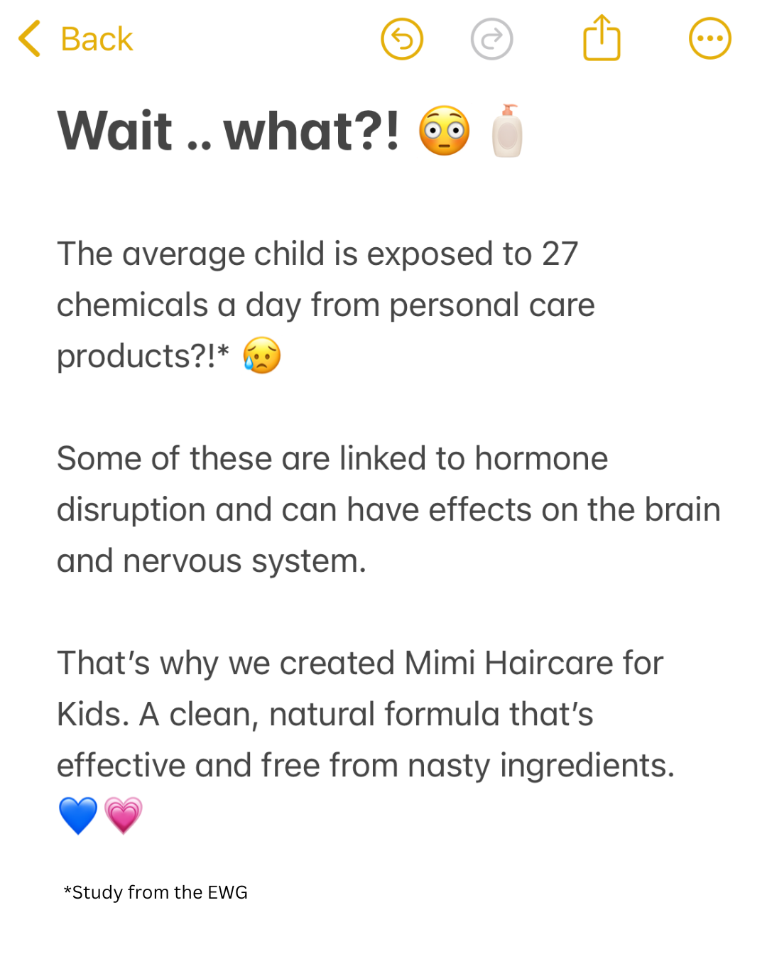 MIMI Haircare for Kids Facebook ad