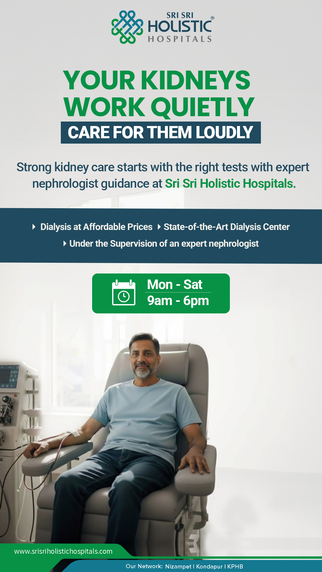 Sri Sri Holistic Hospitals Facebook ad