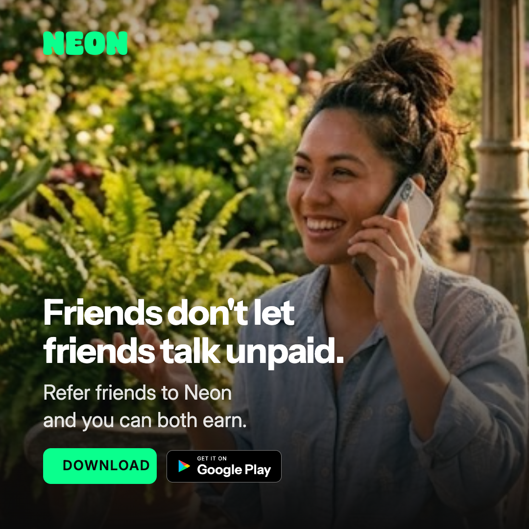 Neon Mobile Facebook ad