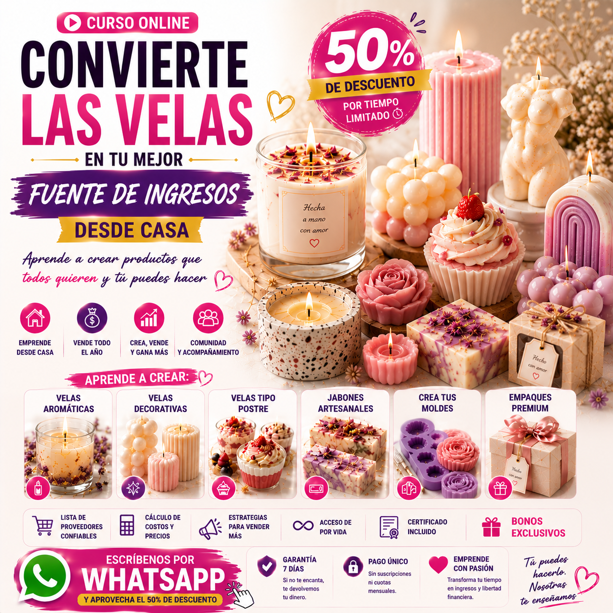 Arte y Manualidades Facebook ad: Habla con un asesor