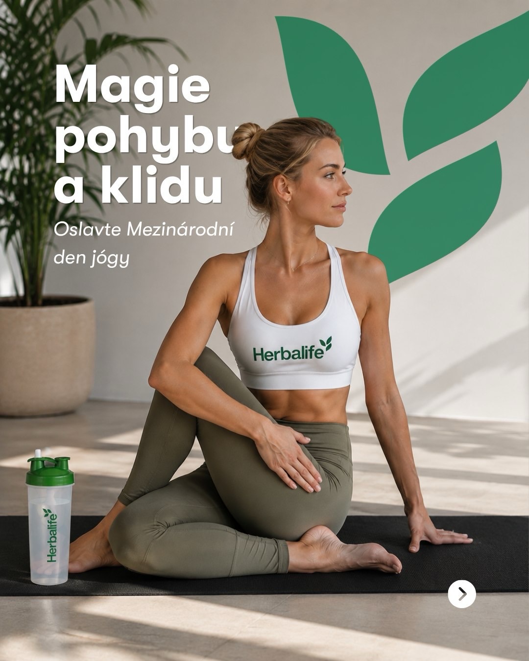 Herbalife Facebook ad: Jóga není jen o pohybu, je o rovnováze…