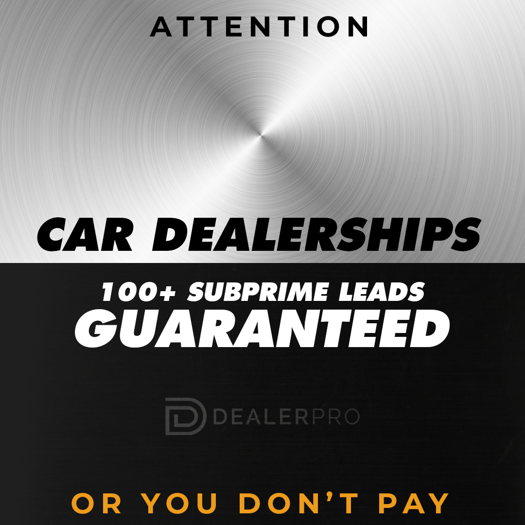 DealerPro Facebook ad