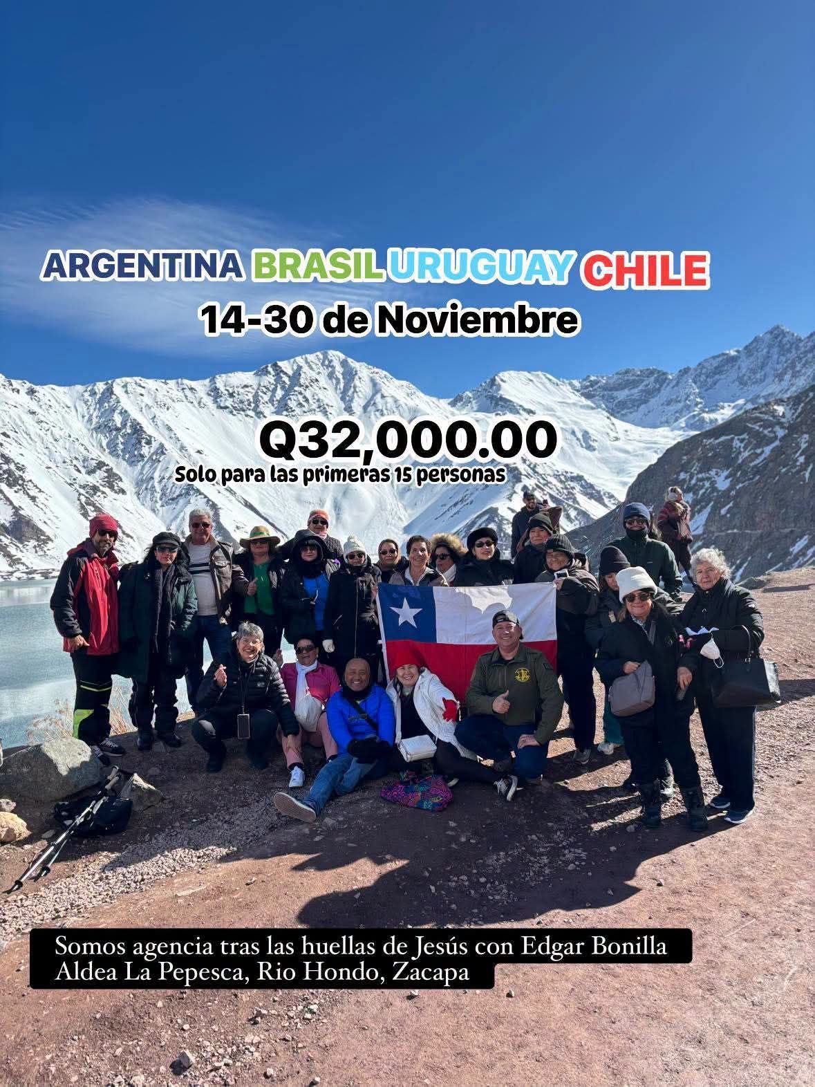 Agencia tras las huellas de Jesus ll Facebook ad: TOUR SUDAMÉRICA