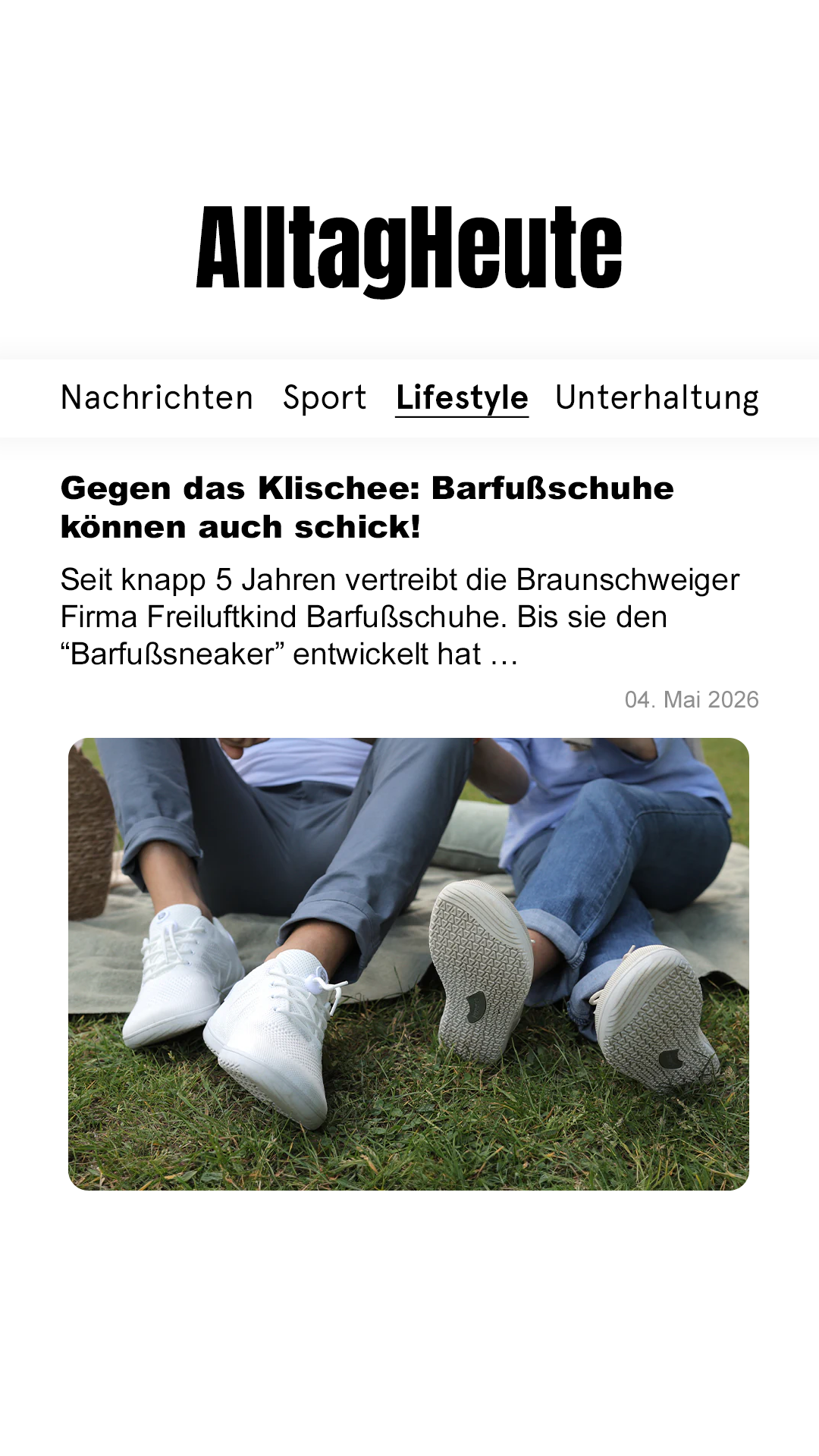 Freiluftkind Facebook ad