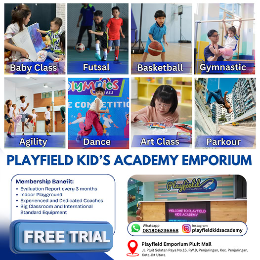 Playfield Kid's Academy Facebook ad