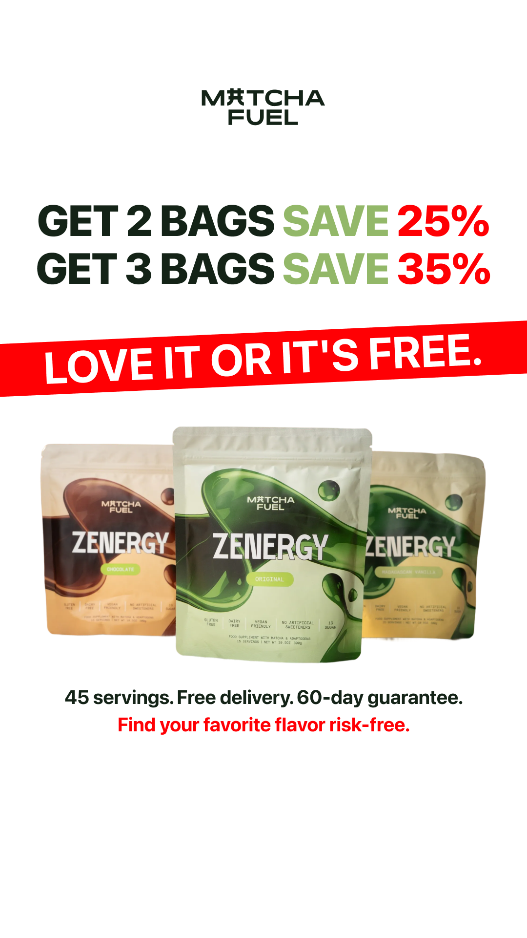 Matcha Fuel Facebook ad