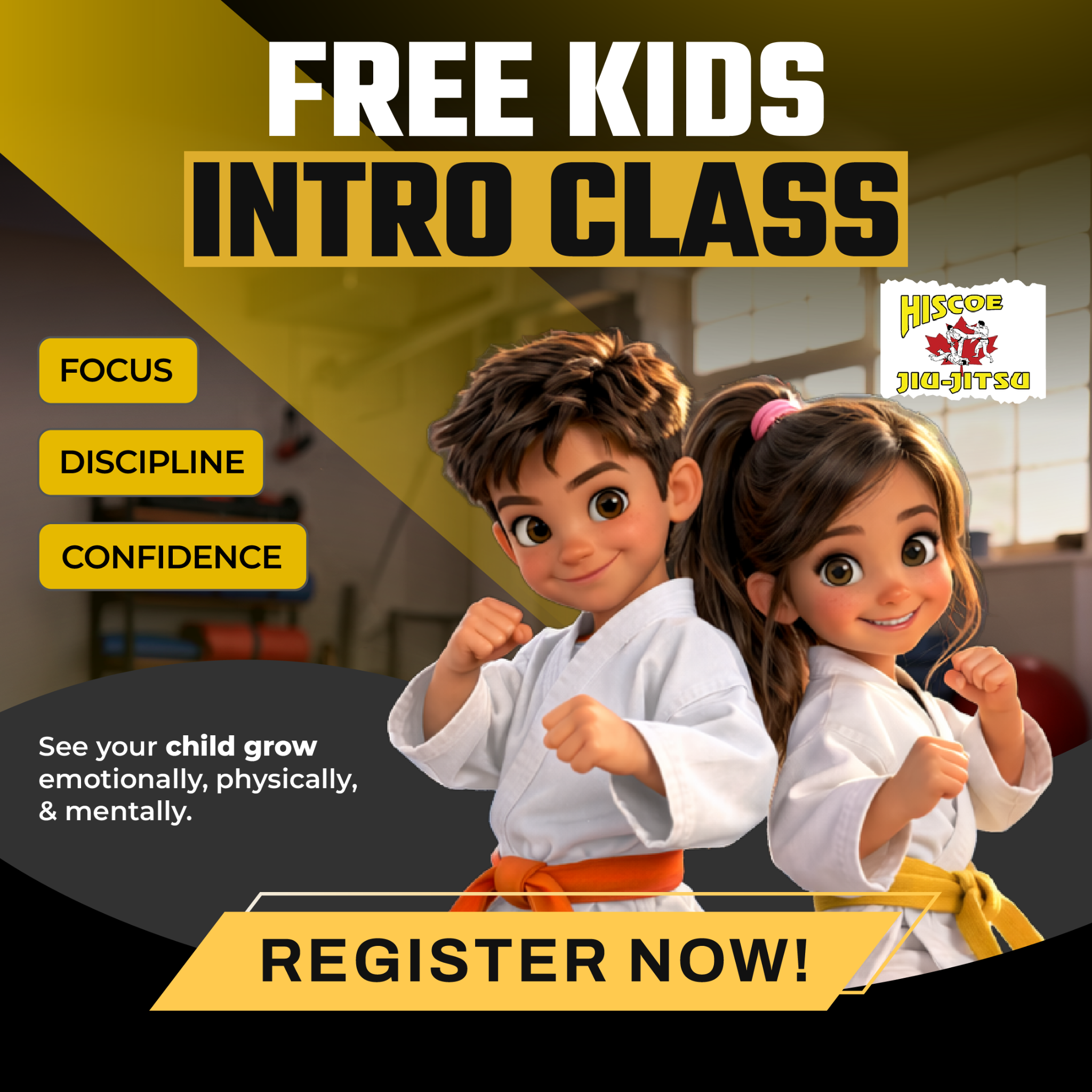 Hiscoe Jiu-Jitsu Facebook ad