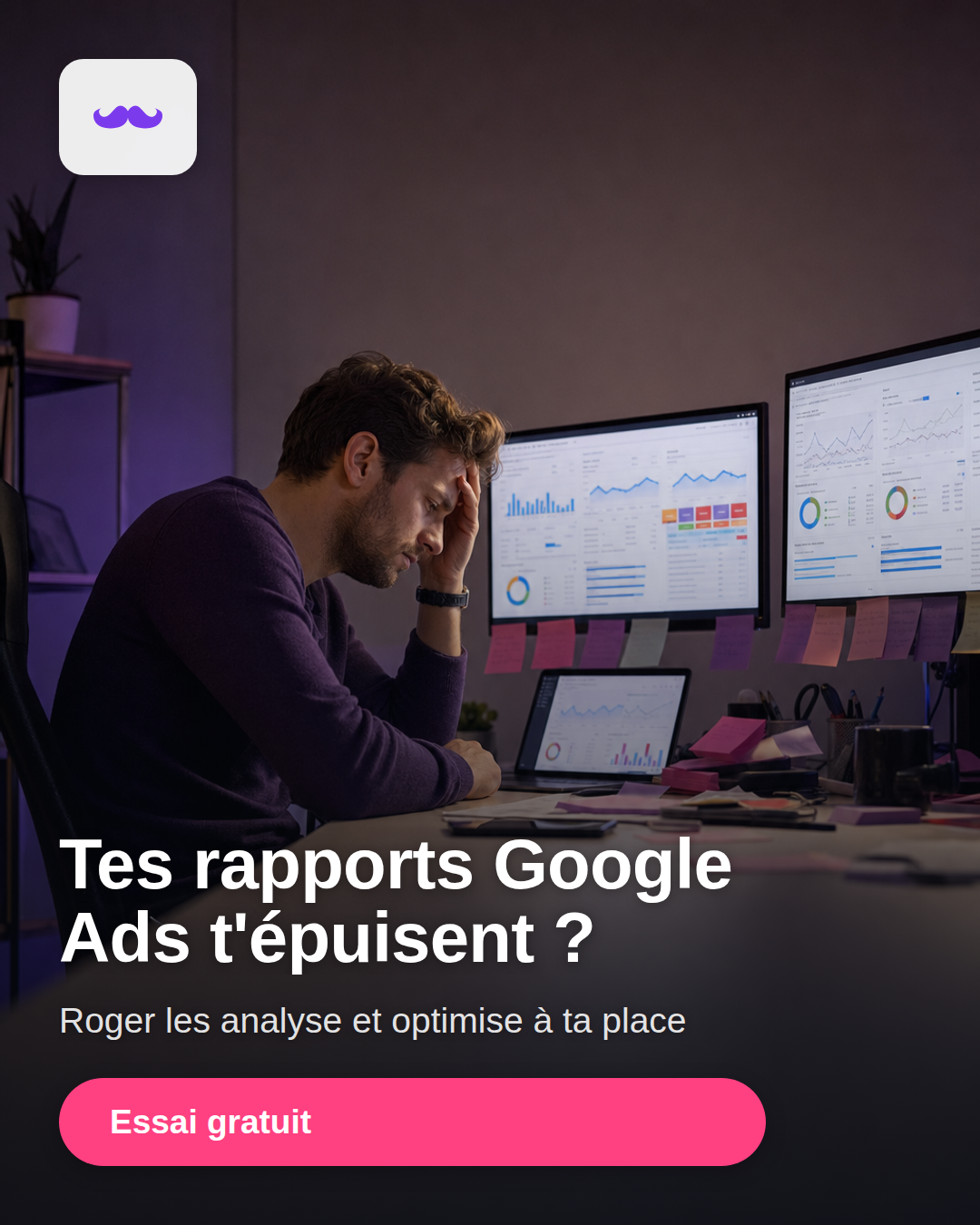 Roger AI Facebook ad