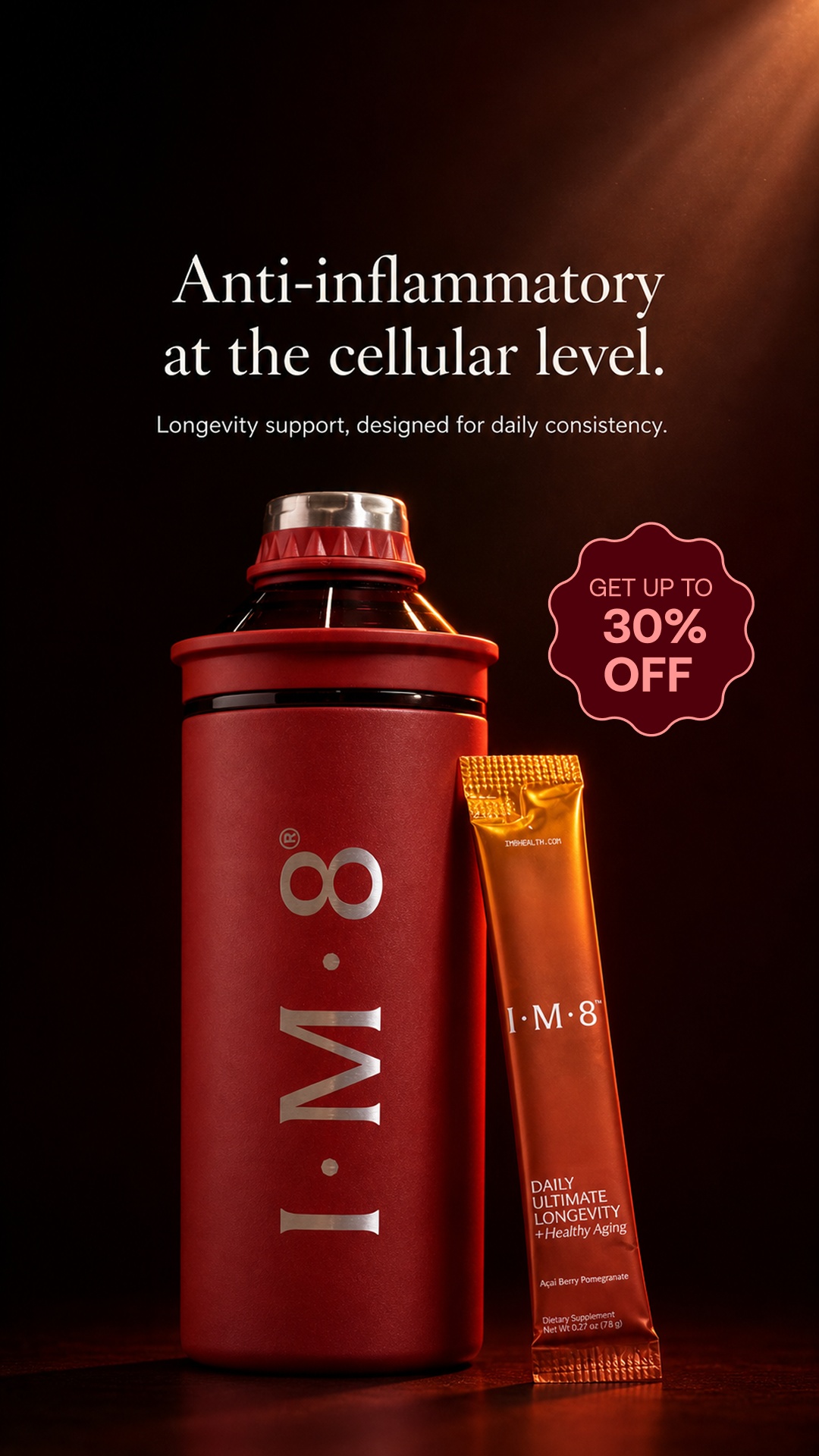 IM8 Health Facebook ad