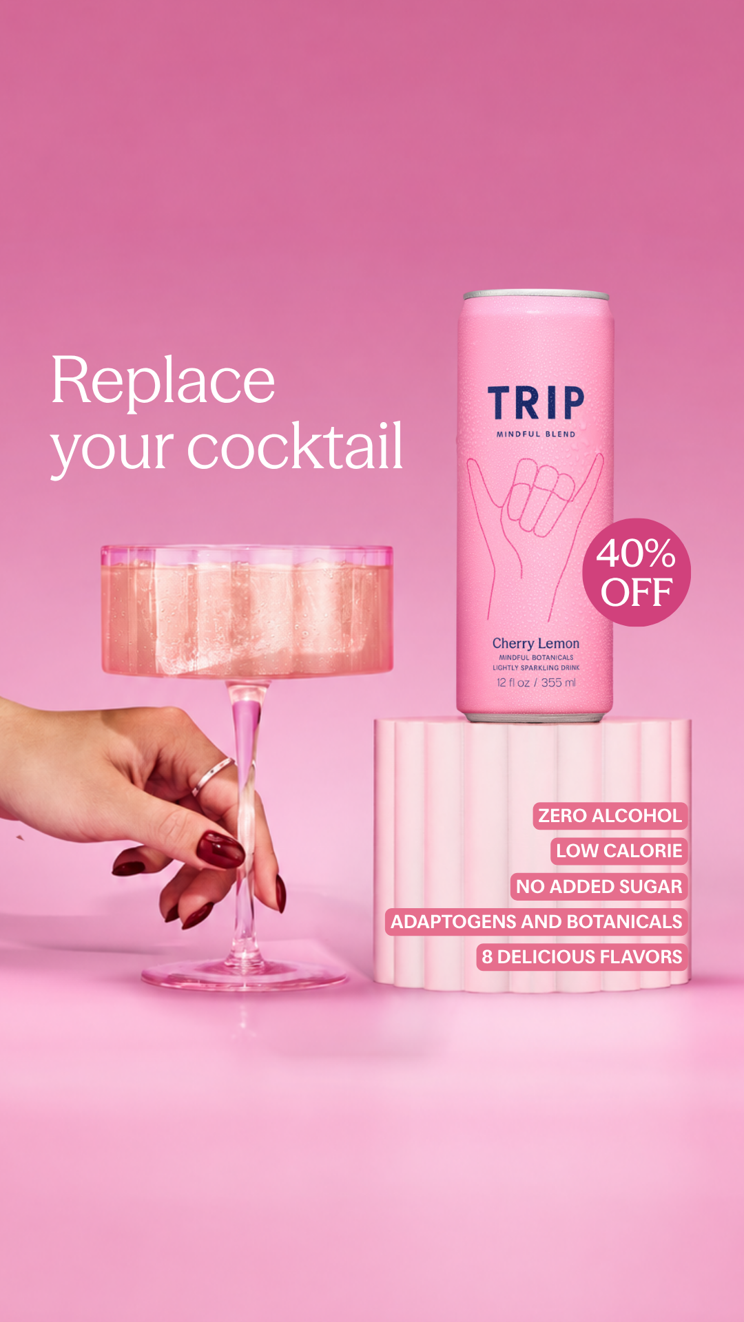 TRIP Facebook ad: 30K+ 5-star reviews