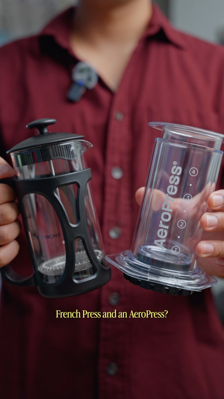 AeroPress Facebook ad: French Press vs.