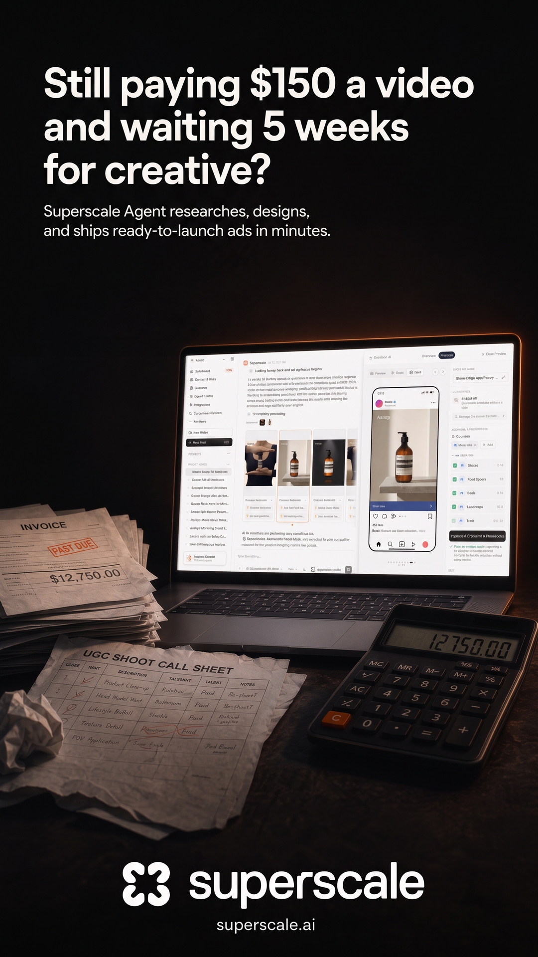 Superscale AI Facebook ad: Meet your AI creative strategist