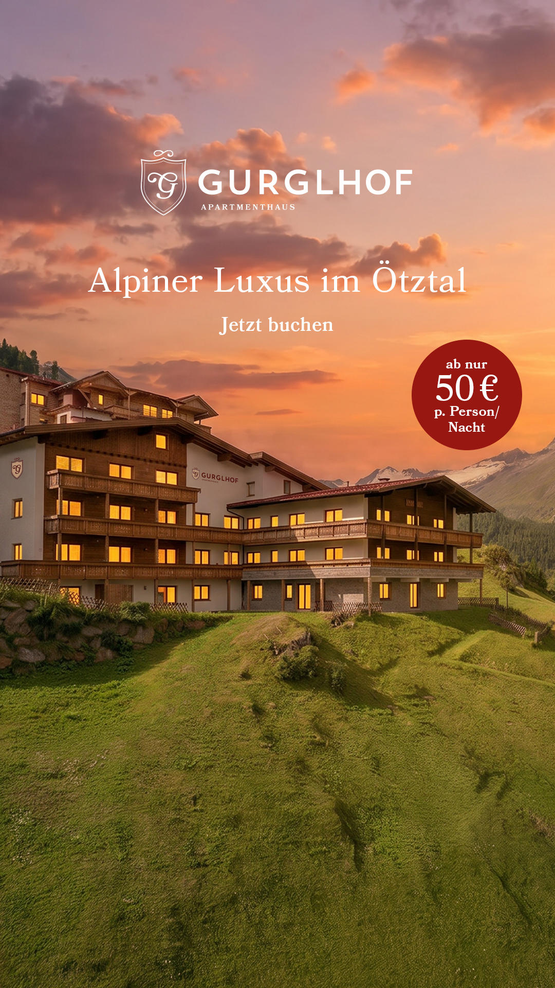 Gurglhof Hotel & Apartmenthaus Facebook ad from Jun 8, 2026