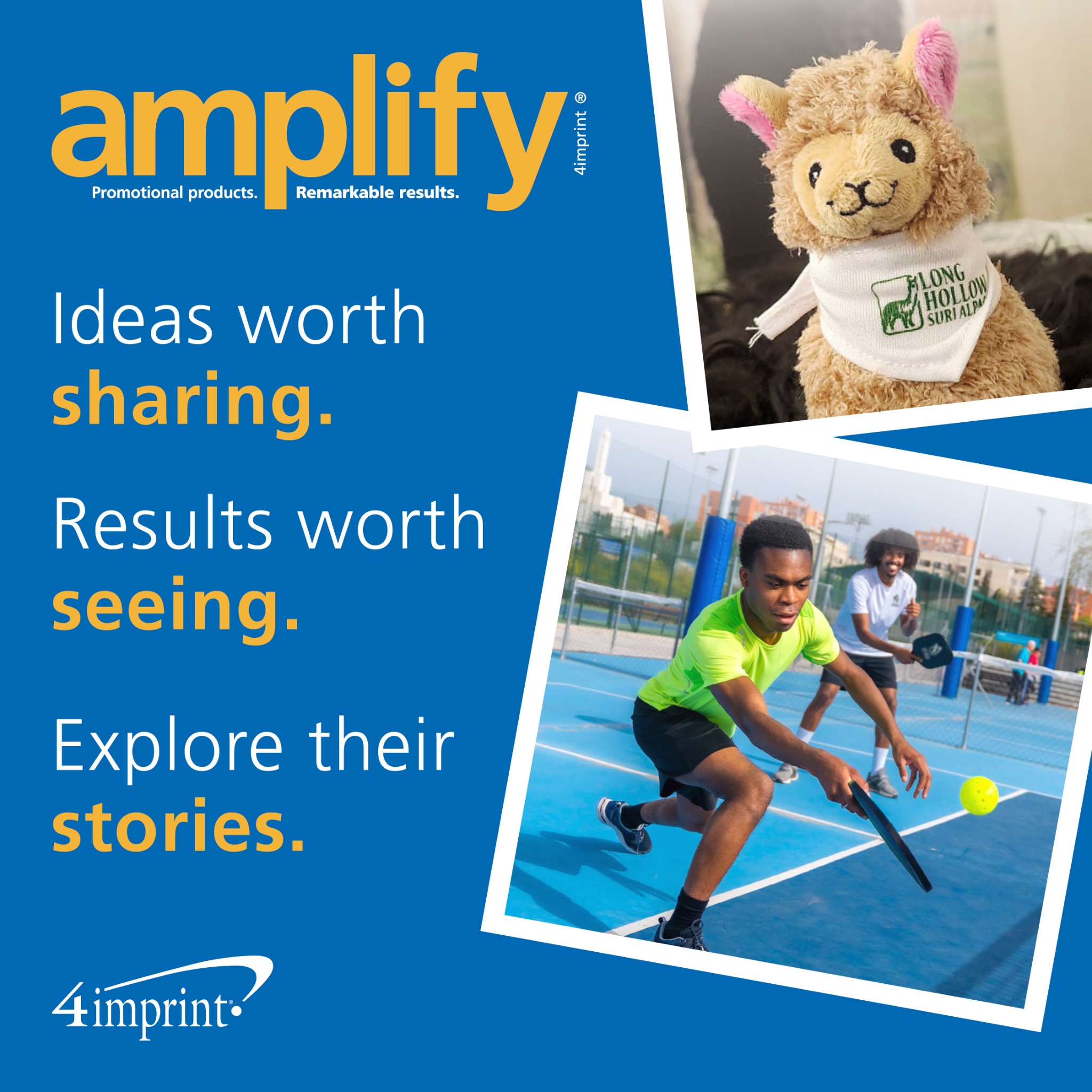 4imprint Facebook ad: Amplify your branding