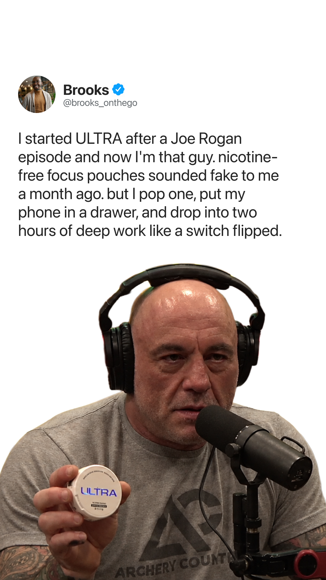 Ultra Pouches Facebook ad