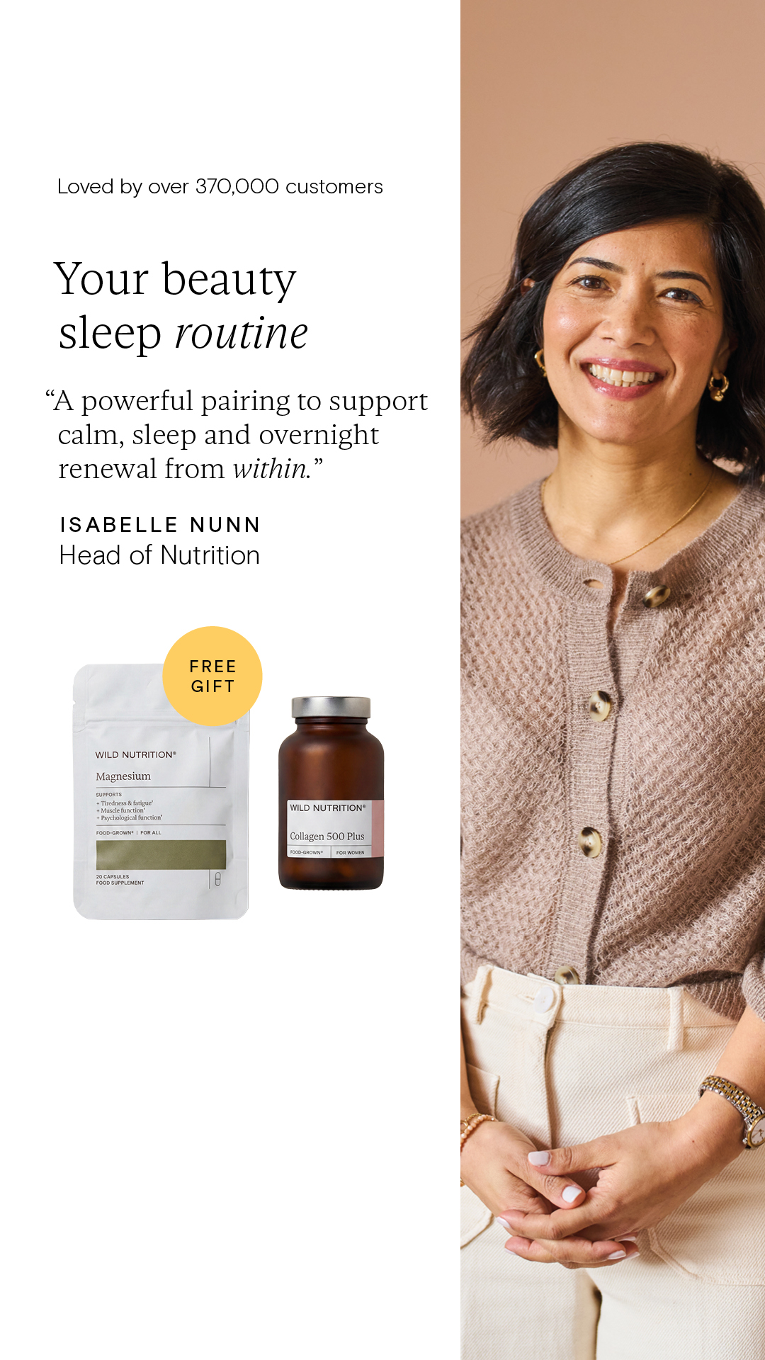 Wild Nutrition Facebook ad