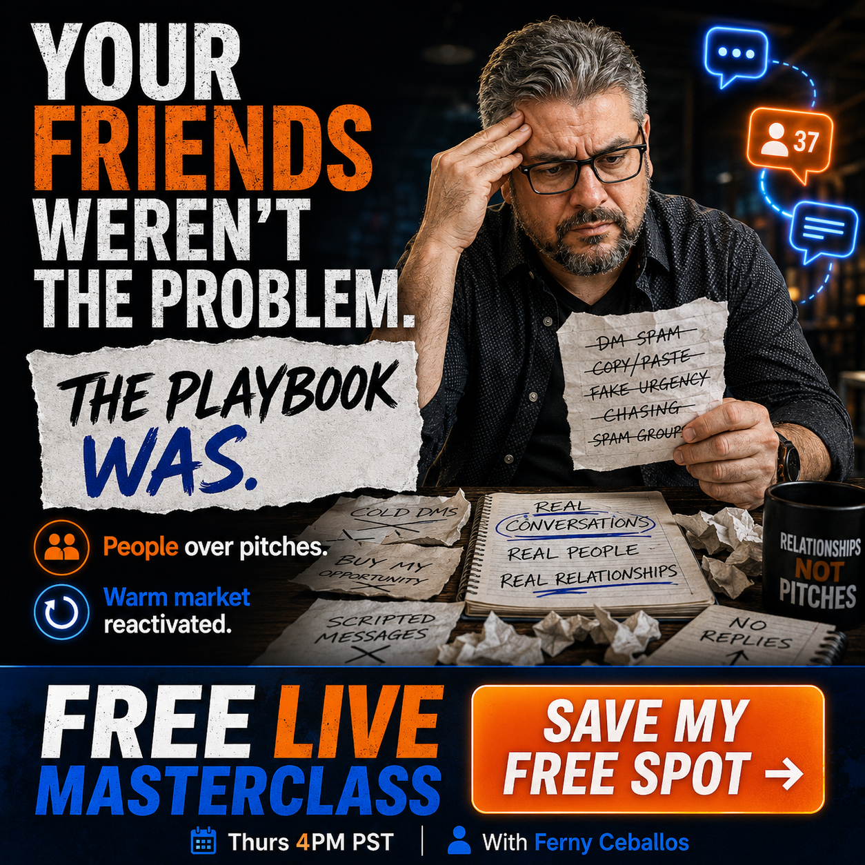 Attraction Marketing Facebook ad