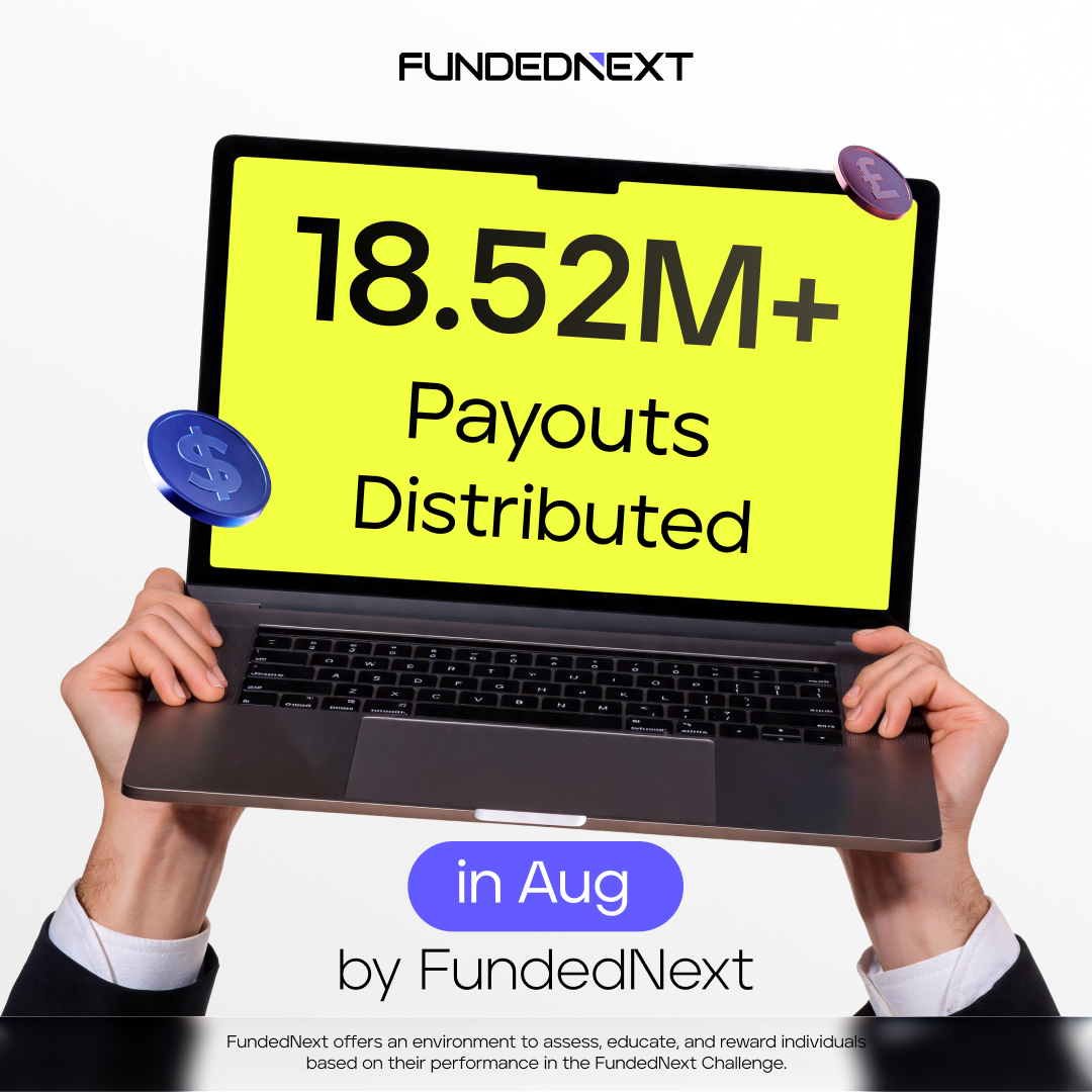 FundedNext Asia Facebook ad: 18.52M+ Distributed in August