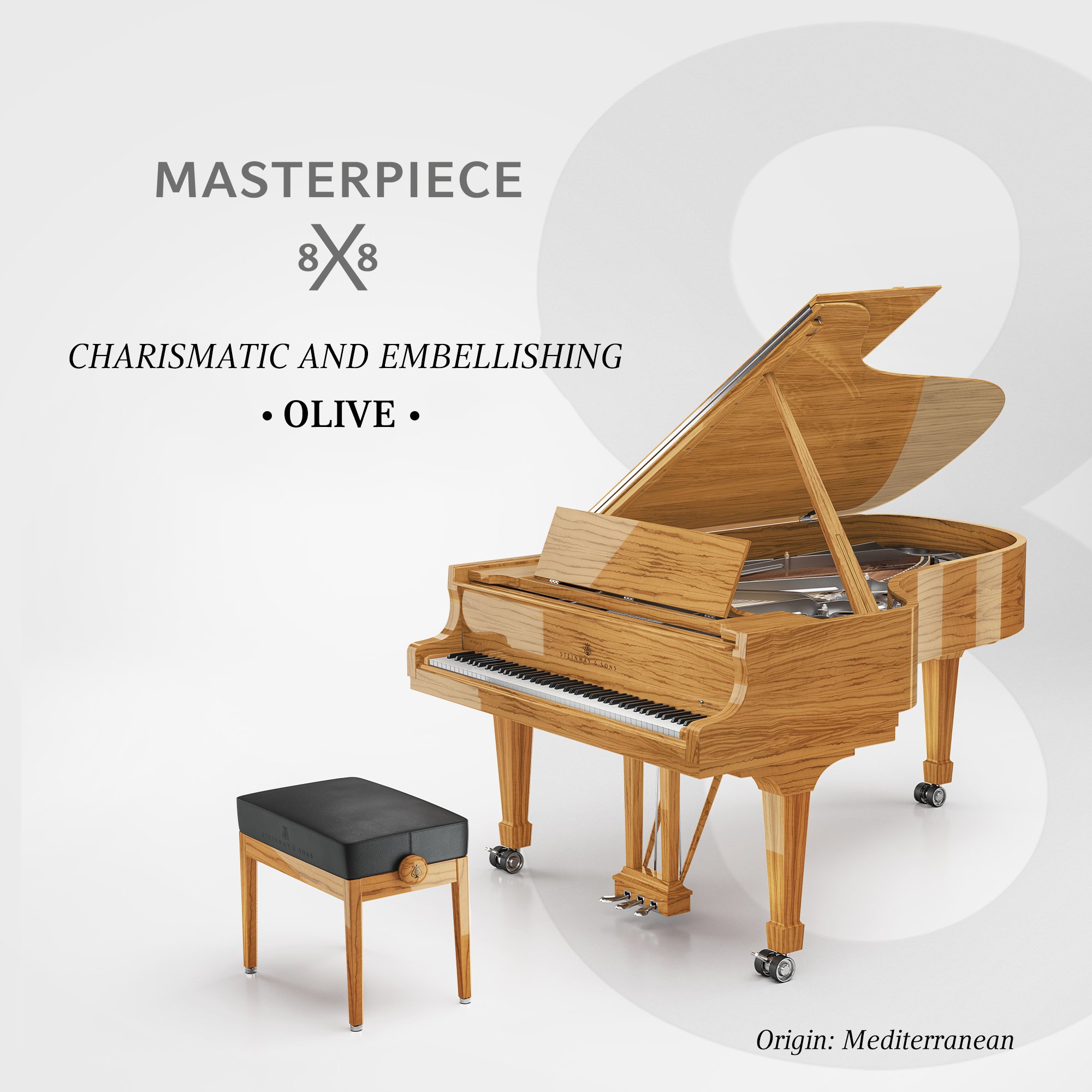 Steinway Gallery Singapore Facebook ad: The Masterpiece 8X8 Limited Edition by Steinway &…