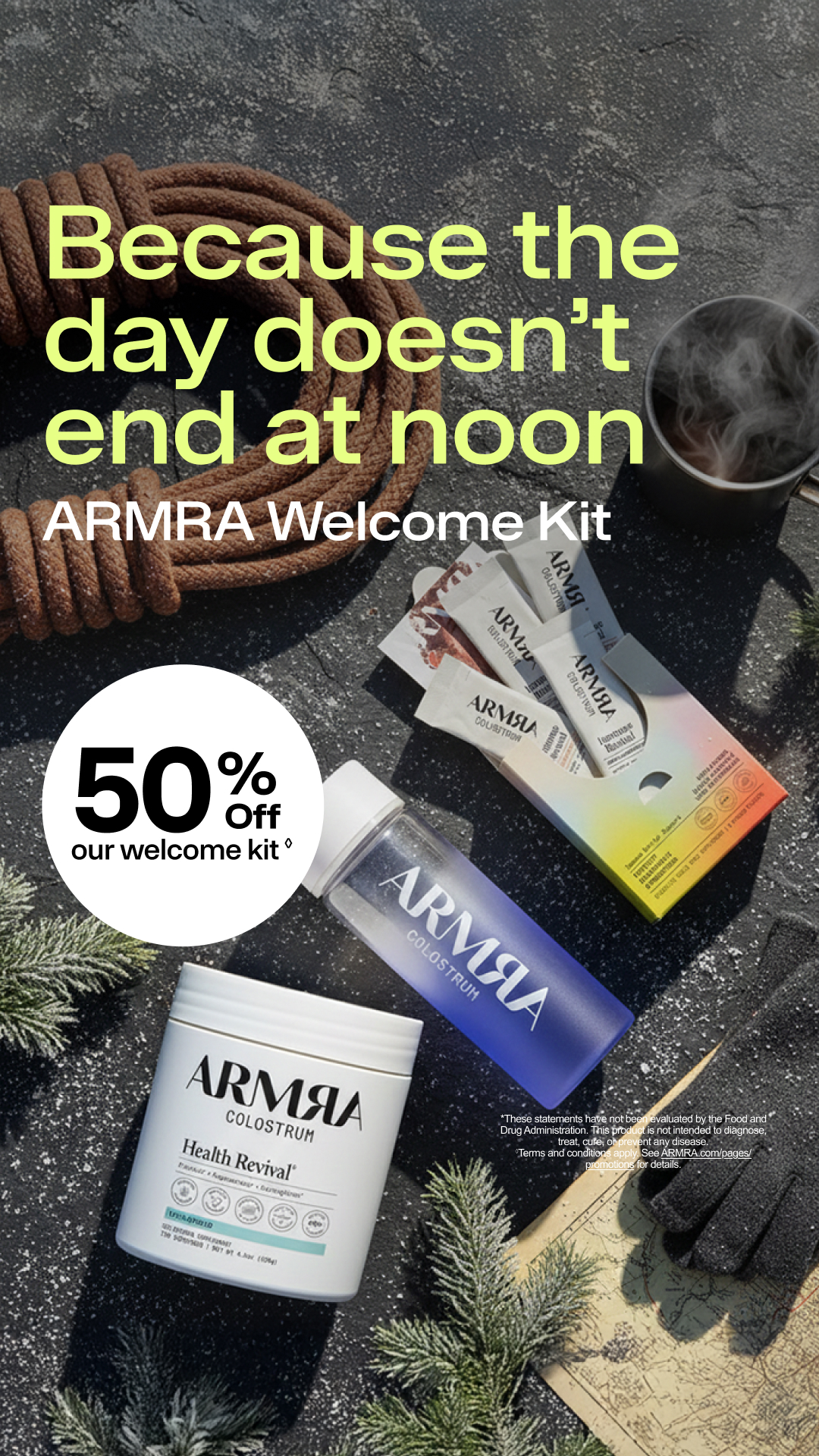 ARMRA Facebook ad