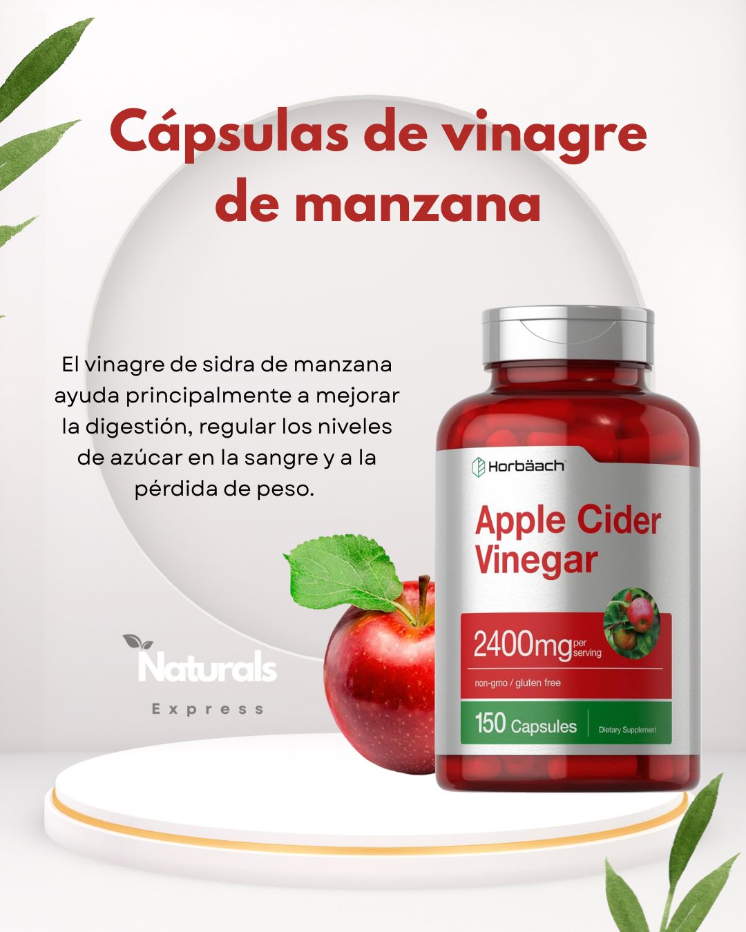 Naturals Express Facebook ad: Cuida tu salud con nuestra variedad de suplementos…