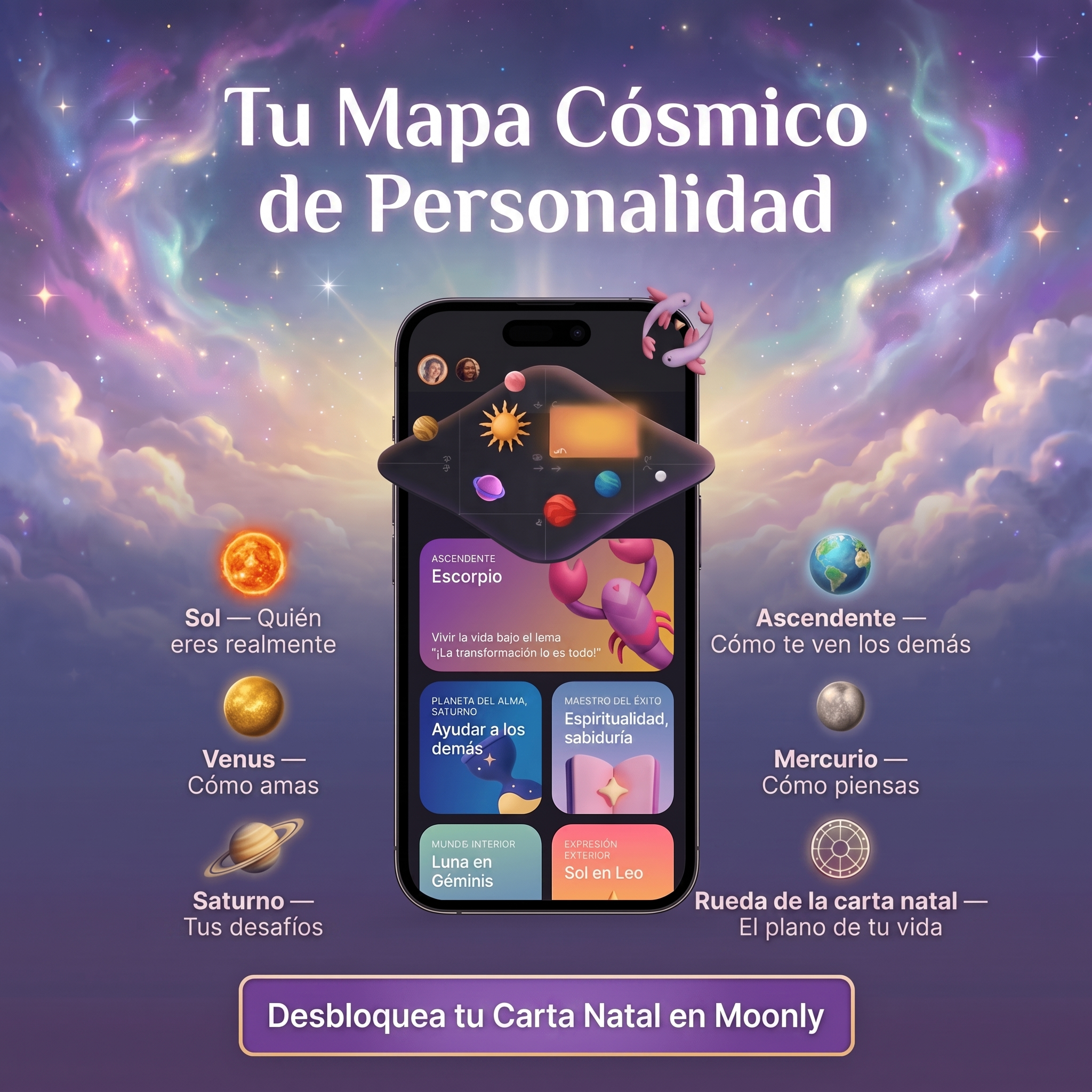 Moonly Facebook ad