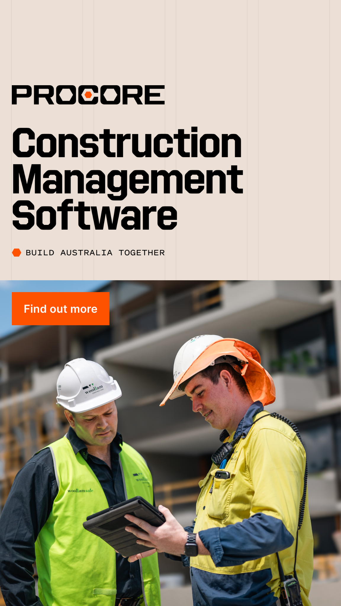 Procore Technologies Facebook ad
