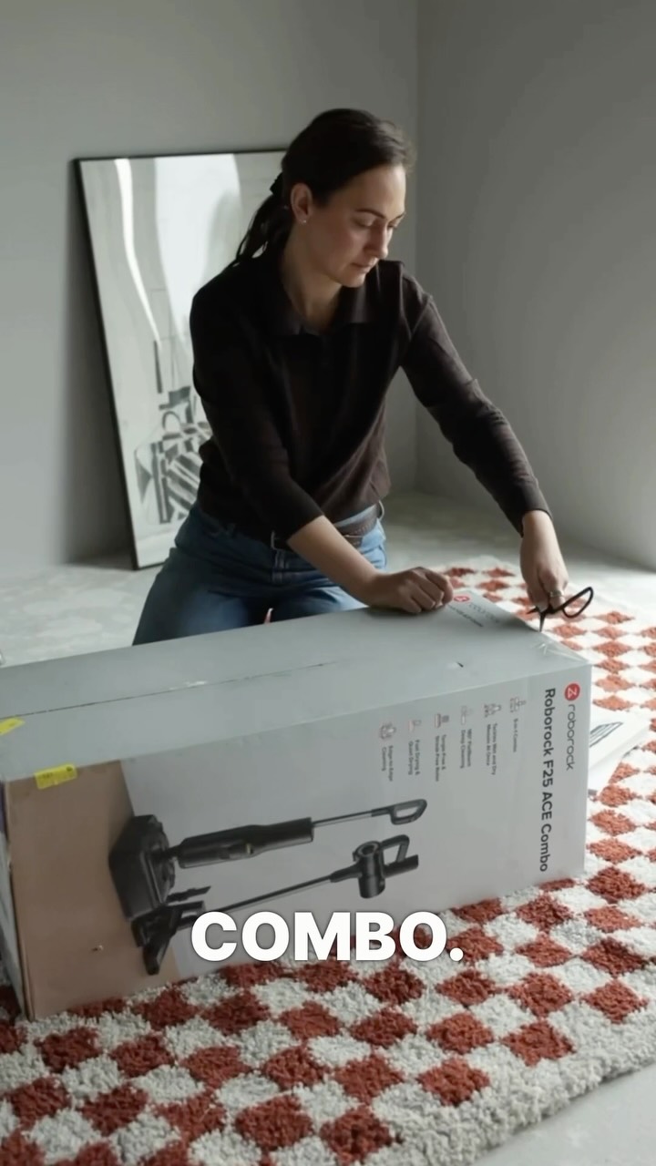 Roborock Lietuva Facebook ad: Gal kartu išpakuokime naująjį Roborock F25 ACE COMBO?