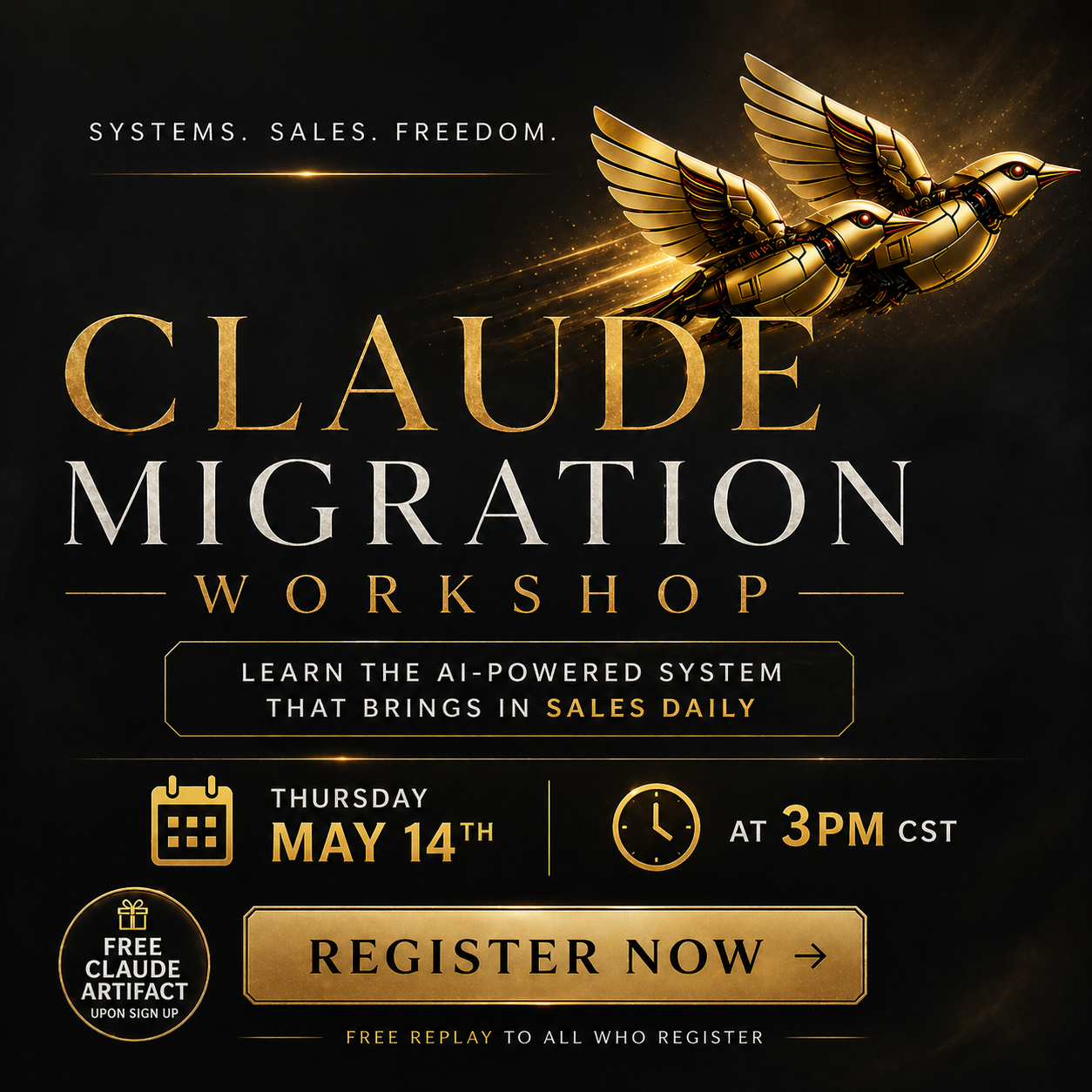 Coach Becky Beach Facebook ad: Migrate to Claude.seamlessly!